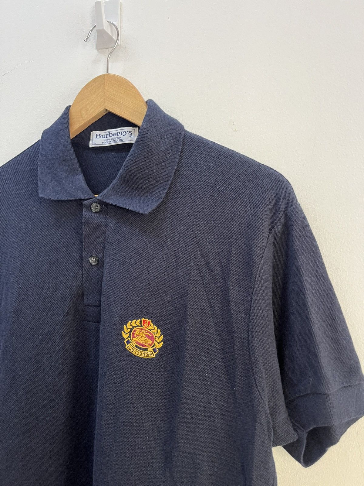 Burberry × Vintage Vintage Burberry Crest Logo Polo Size US M / EU 48-50 / 2 - 3 Thumbnail