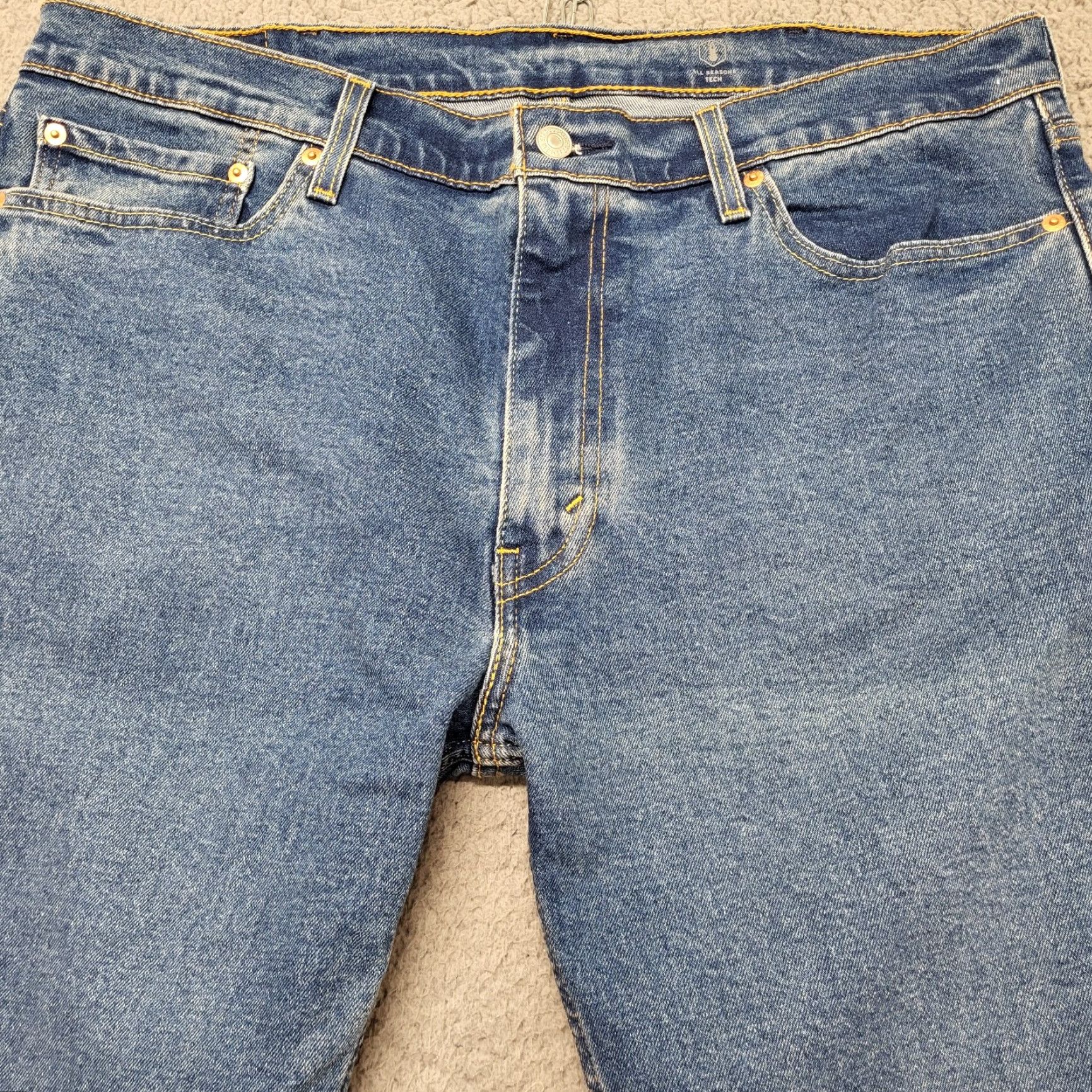 Levi's Levi's 511 Jeans Men's 38x30 Slim Fit Blue Straight Stretch Denim Logo 5-Pocket Regular 30 In Inseam USA Modern Size US 38 / EU 54 - 5 Thumbnail