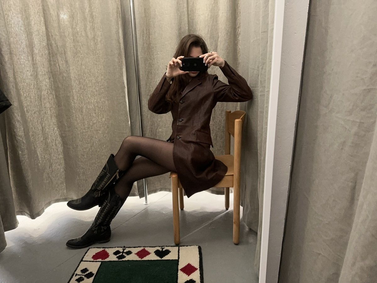 Jil Sander Vintage Real Leather Coat 8945AC