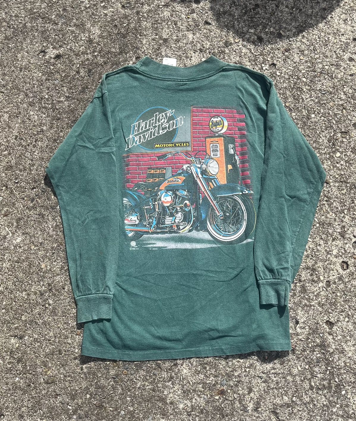 Harley Davidson Vintage Harley Davidson 1996 Long-sleeve t-shirt Size US M / EU 48-50 / 2 - 1 Thumbnail