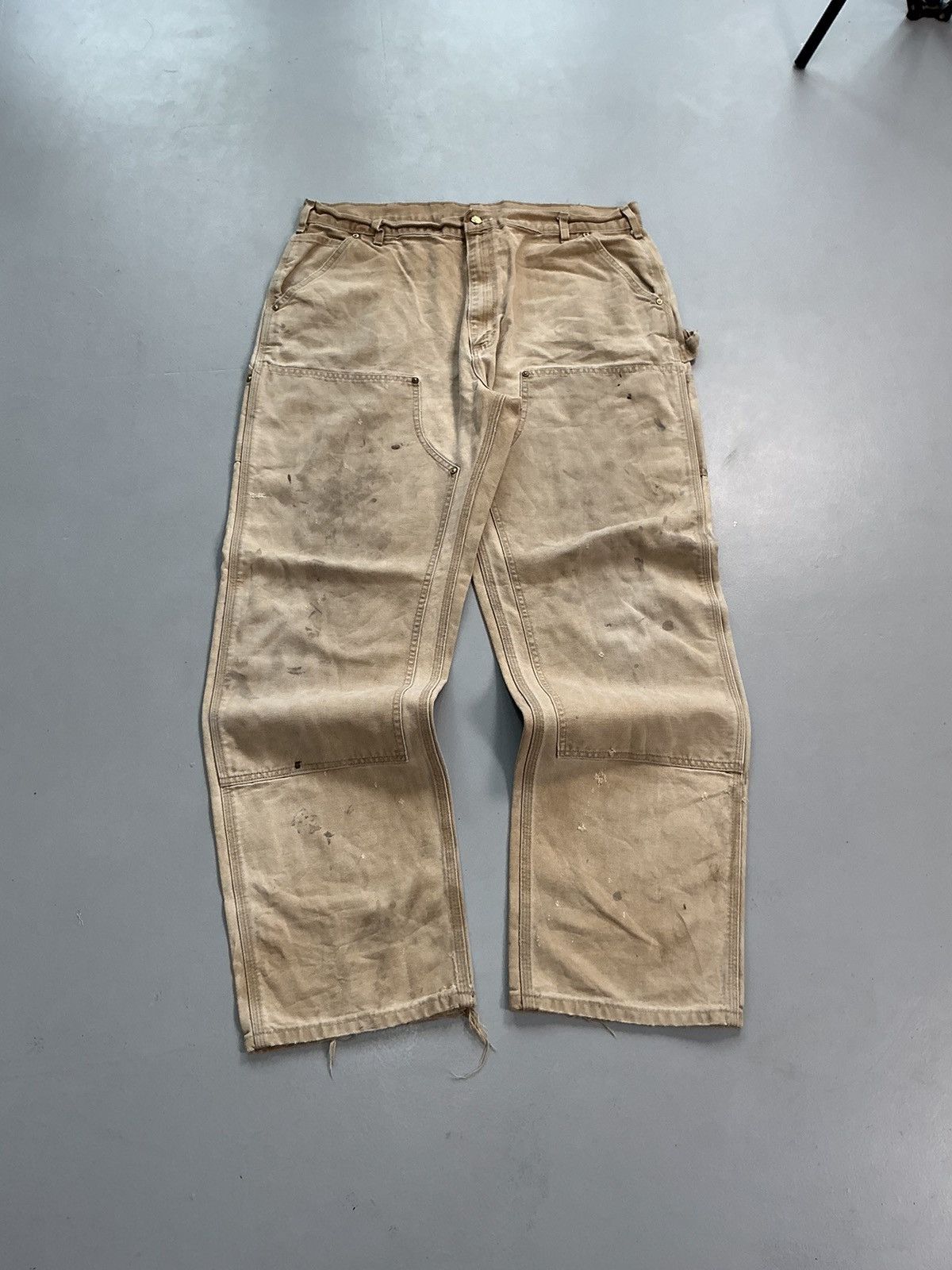 Carhartt Vintage Carhartt B01 BRN double knee workwear Size US 40 / EU 56 - 1 Thumbnail