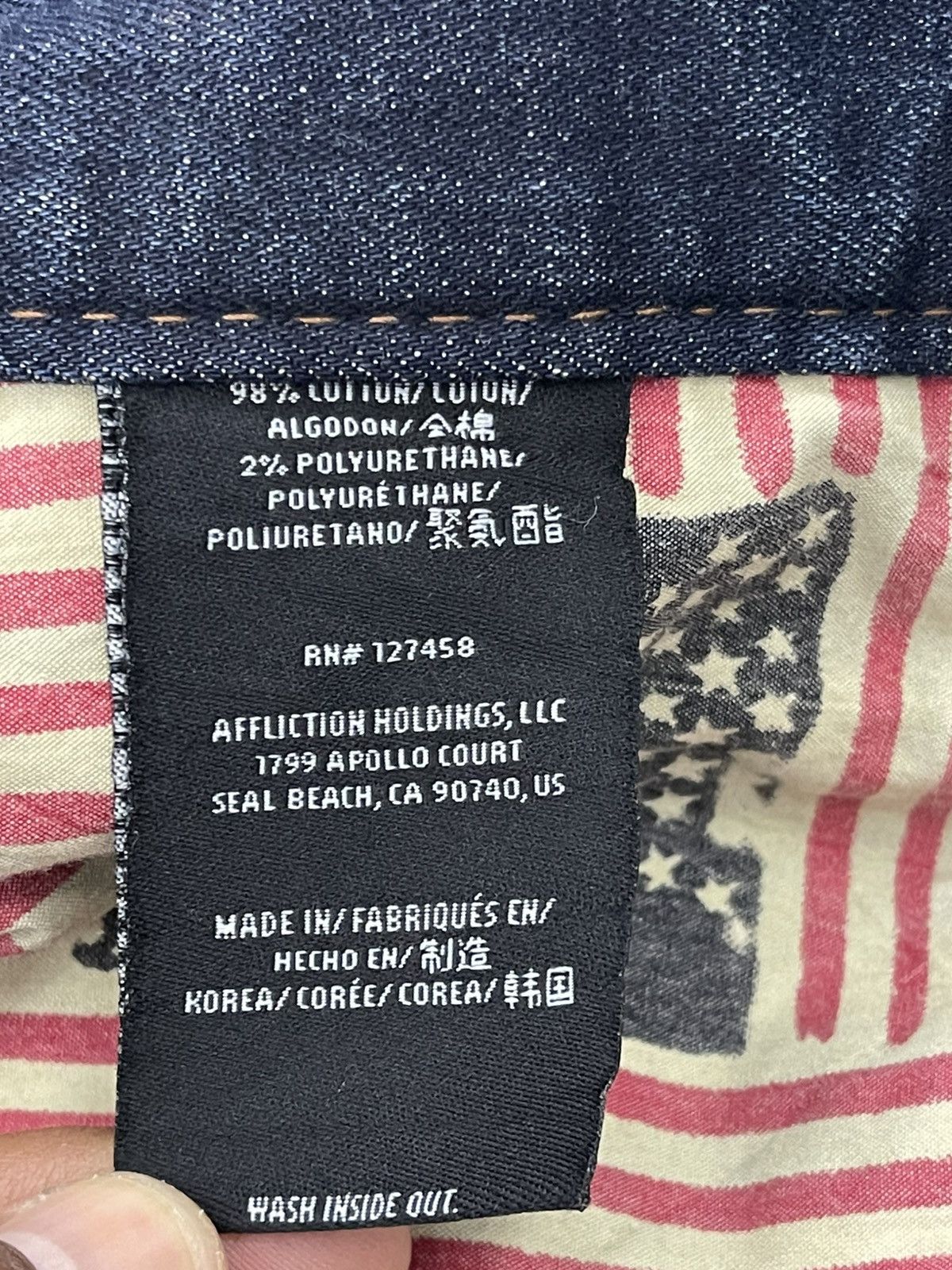 Affliction Vintage Affliction Black Premium Edition Denim Size US 36 / EU 52 - 14 Thumbnail