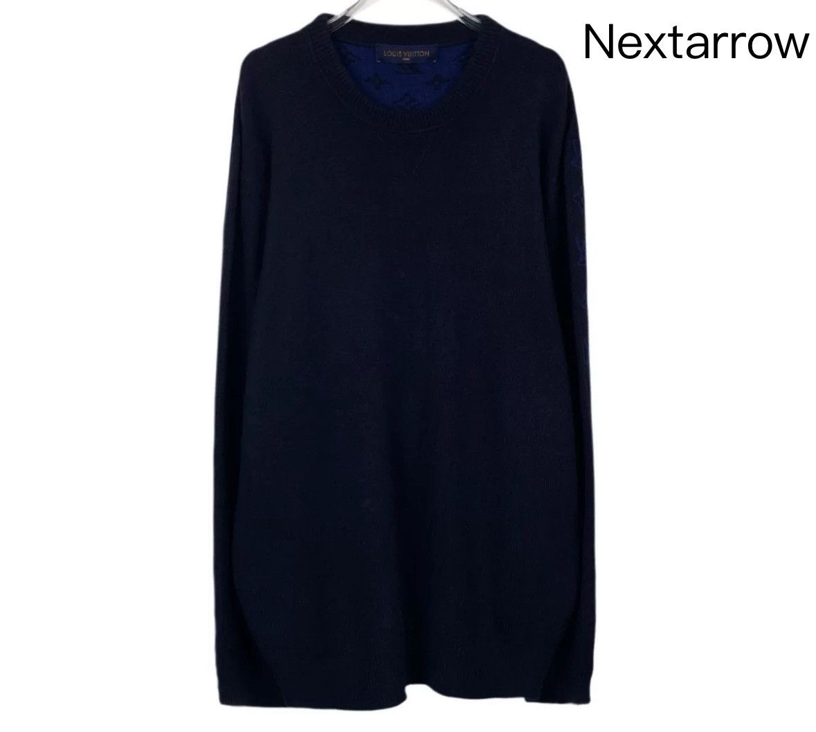 Louis Vuitton Louis Vuitton Lv black back logo round neck sweater Size US S / EU 44-46 / 1 - 1 Thumbnail