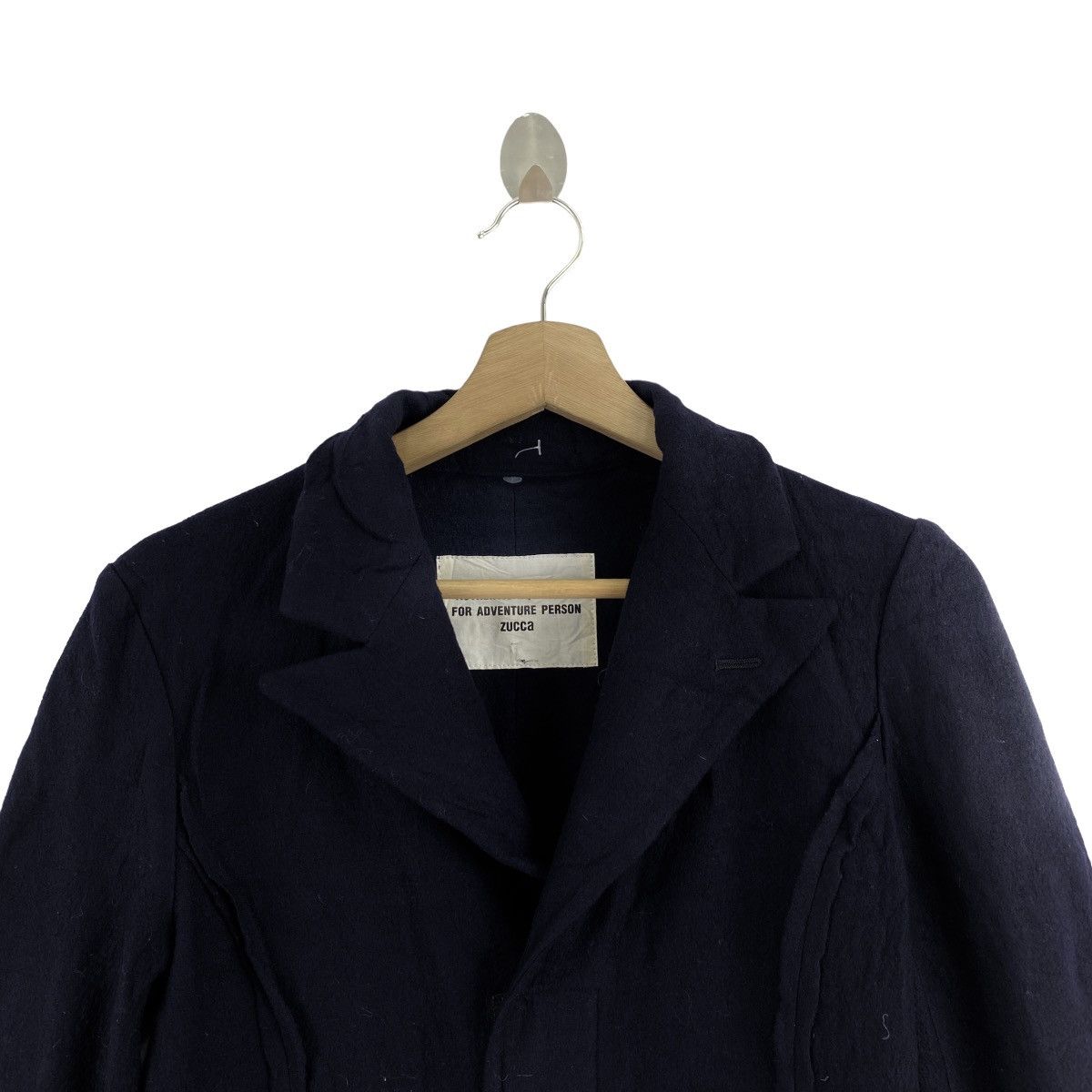 Japanese Brand × Vintage × Zucca ZUCCA ISSEY MIYAKE Japanese Brand Plain Black Coat Size S / US 4 / IT 40 - 2 Thumbnail