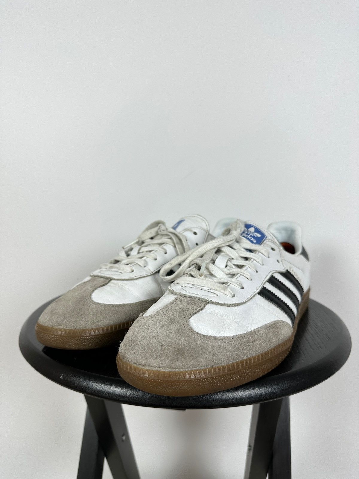Adidas Vintage Adidas Samba Leather Low Top Sneakers Size US 13 / EU 46 - 6 Thumbnail