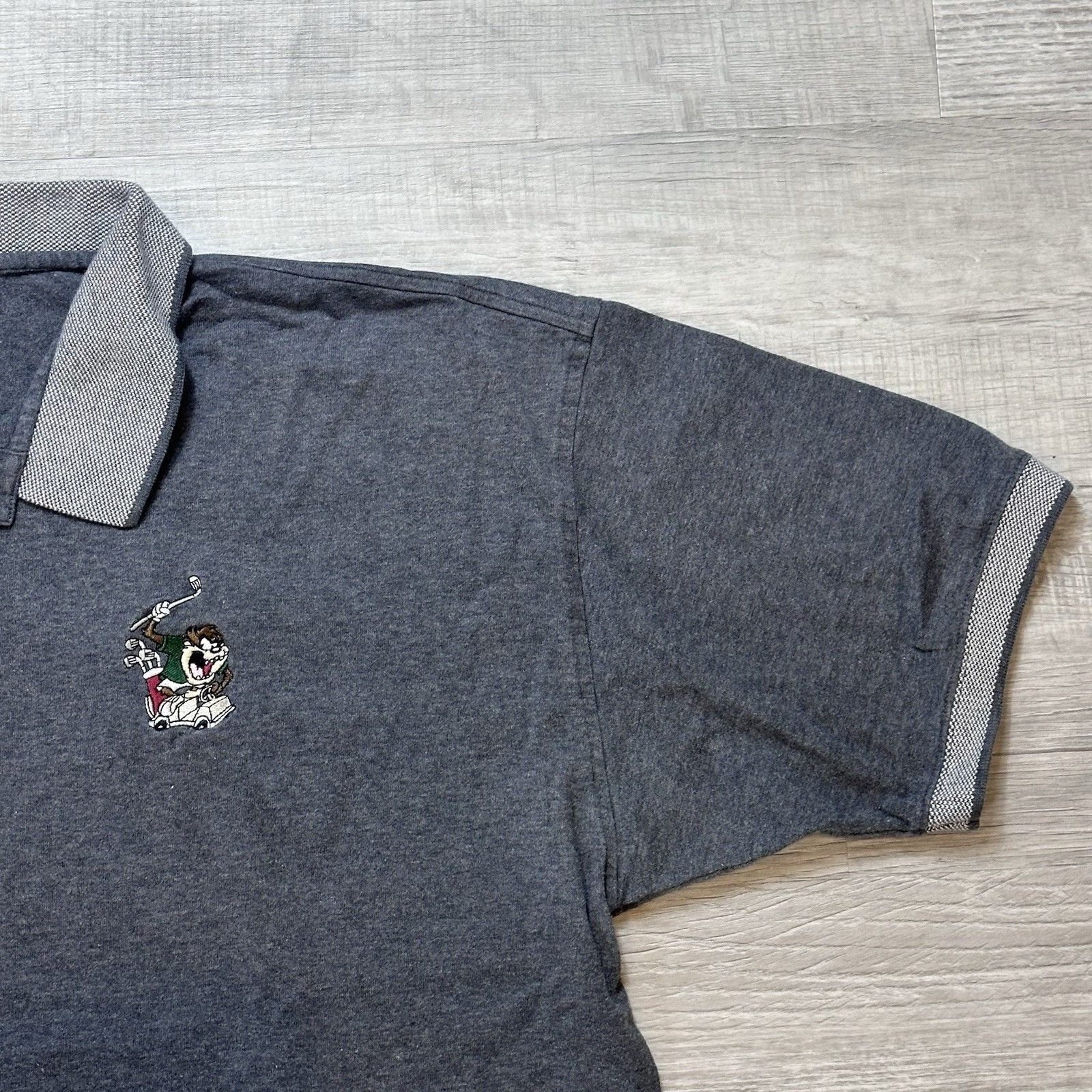 Vintage Vintage Warner Bros Golf Polo Shirt Men's 2XL Taz 90's Size US XXL / EU 58 / 5 - 4 Thumbnail