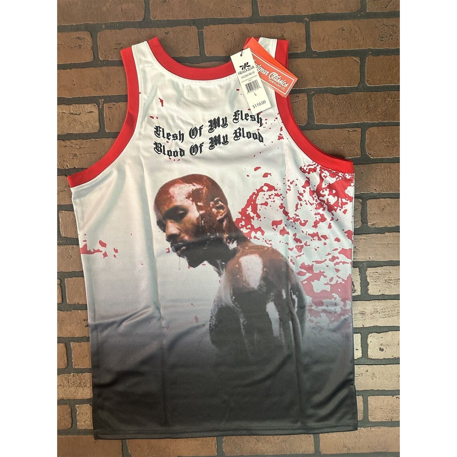 Other DMX -White Flesh of My Flesh Jersey~Never Worn~L XL Size US L / EU 52-54 / 3 - 2 Thumbnail