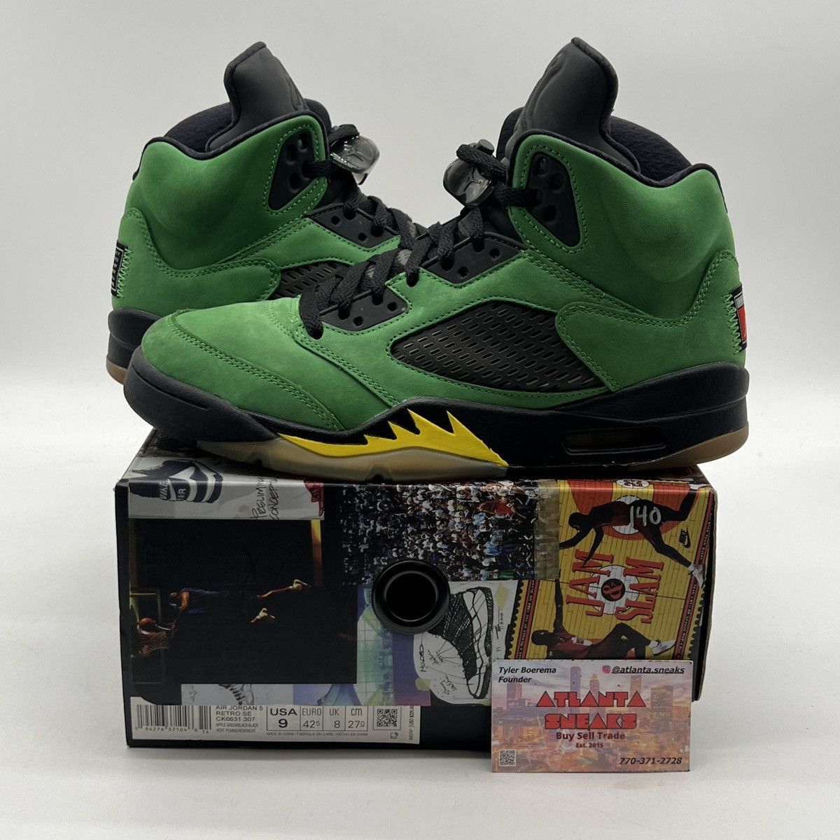 Jordan Brand Air Jordan 5 Oregon Size US 9 / EU 42 - 1 Thumbnail