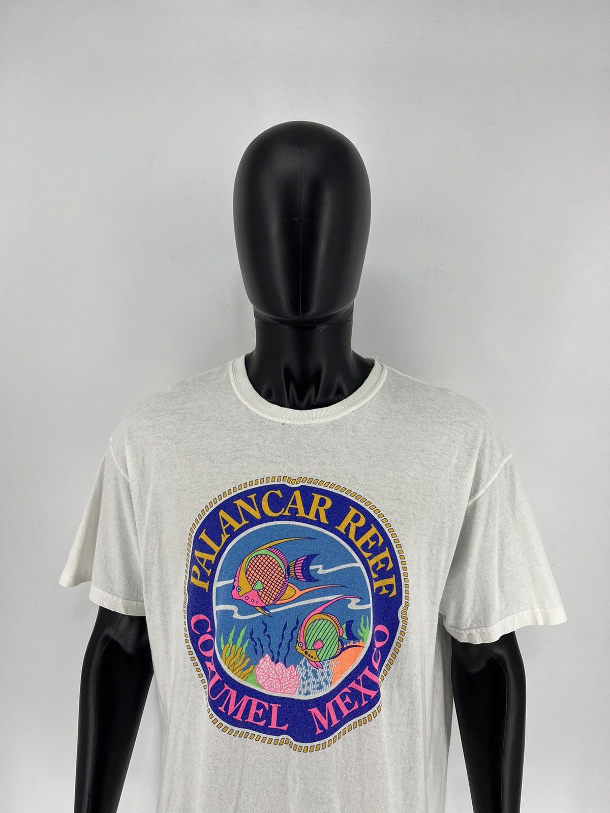 Other Vintage Cozumel Mexico Shirt 2XL White Palancar Reef Fish Size US XL / EU 56 / 4 - 1 Thumbnail