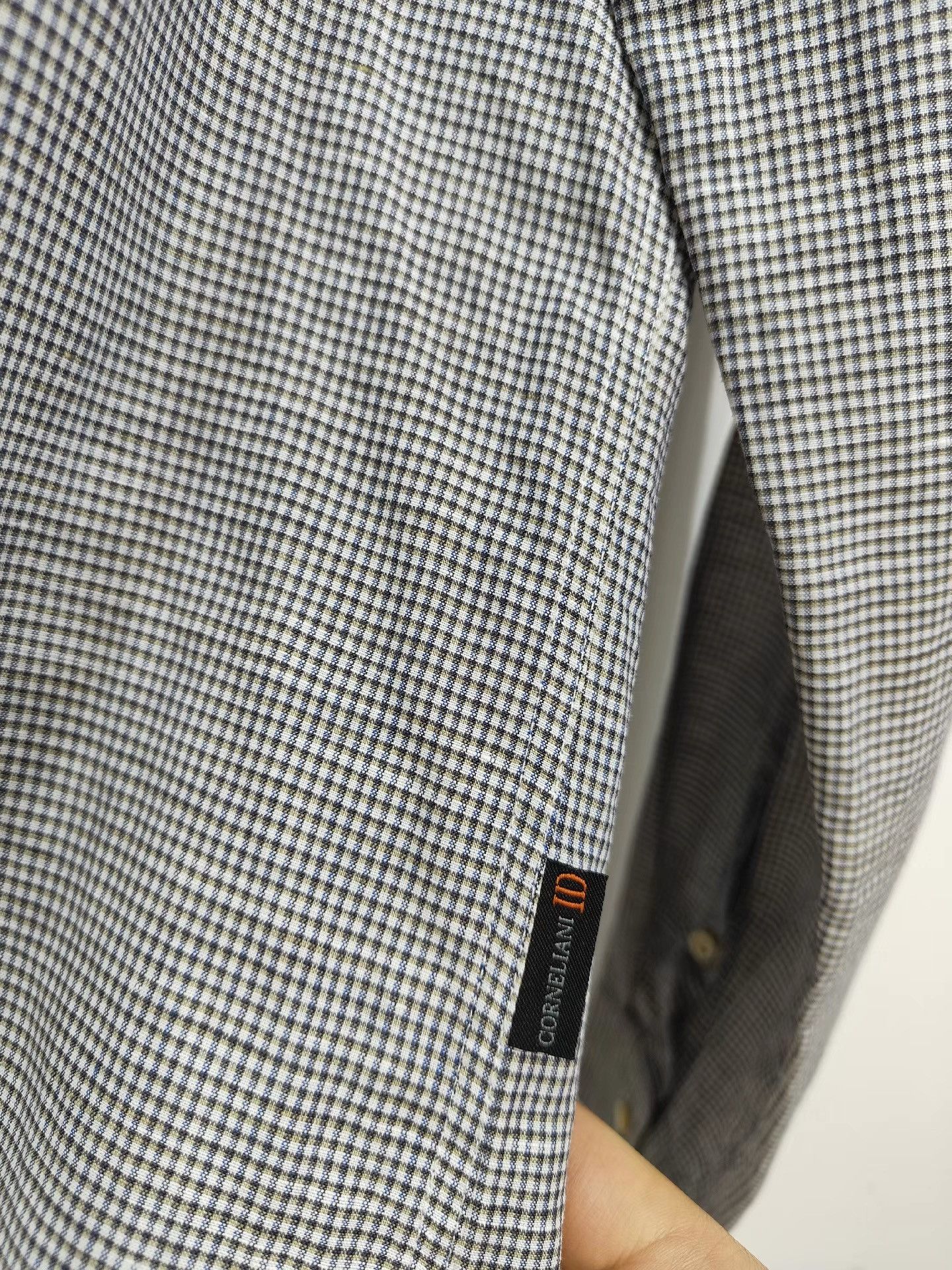 Corneliani CORNELIANI Men's Linen Long Sleeve Shirt K29 Size US L / EU 52-54 / 3 - 3 Thumbnail