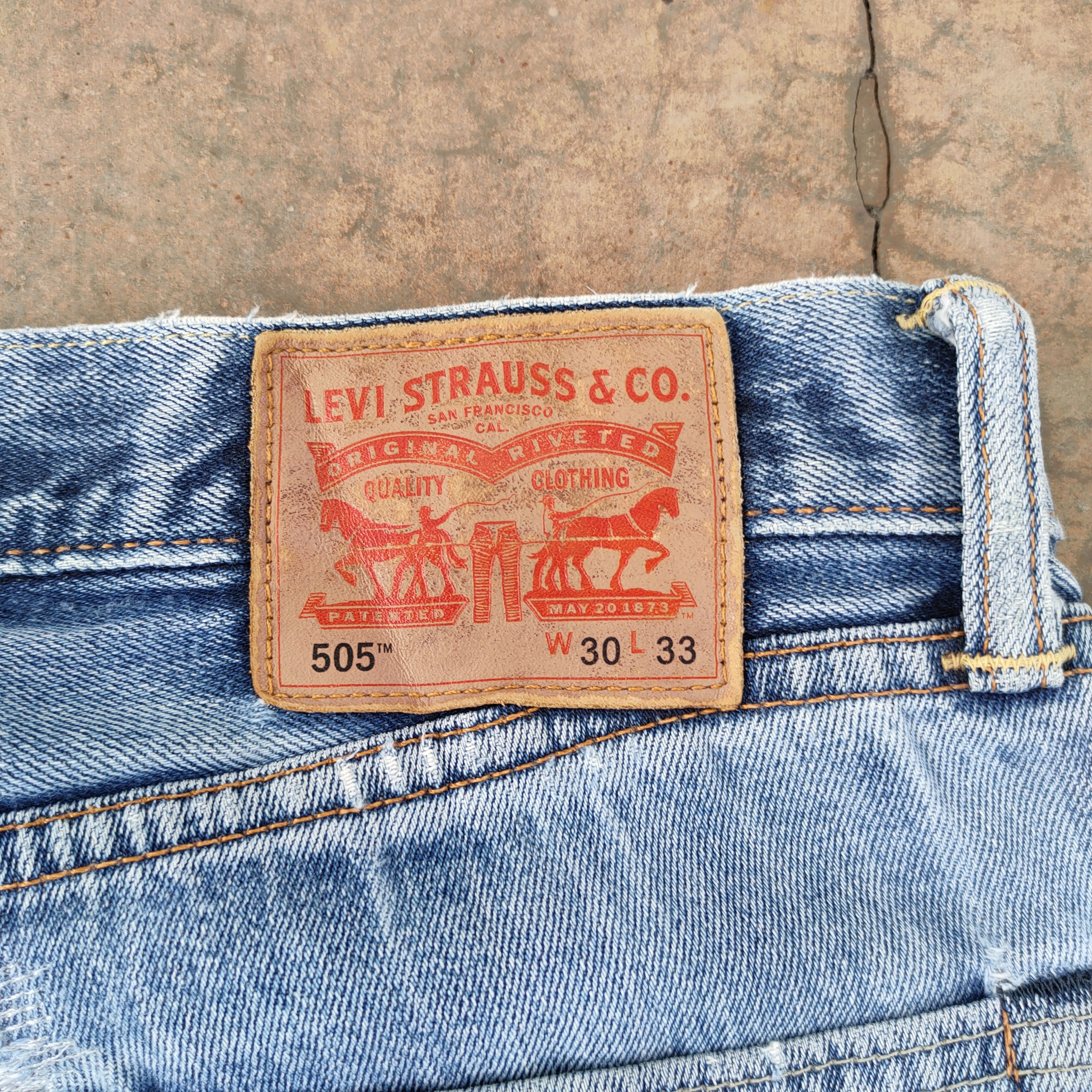 Levi's Vintage Clothing # LEVI'S 505 VINTAGE MUD WASH BLUE JEANS DENIM PANTS Size US 30 / EU 46 - 12 Thumbnail