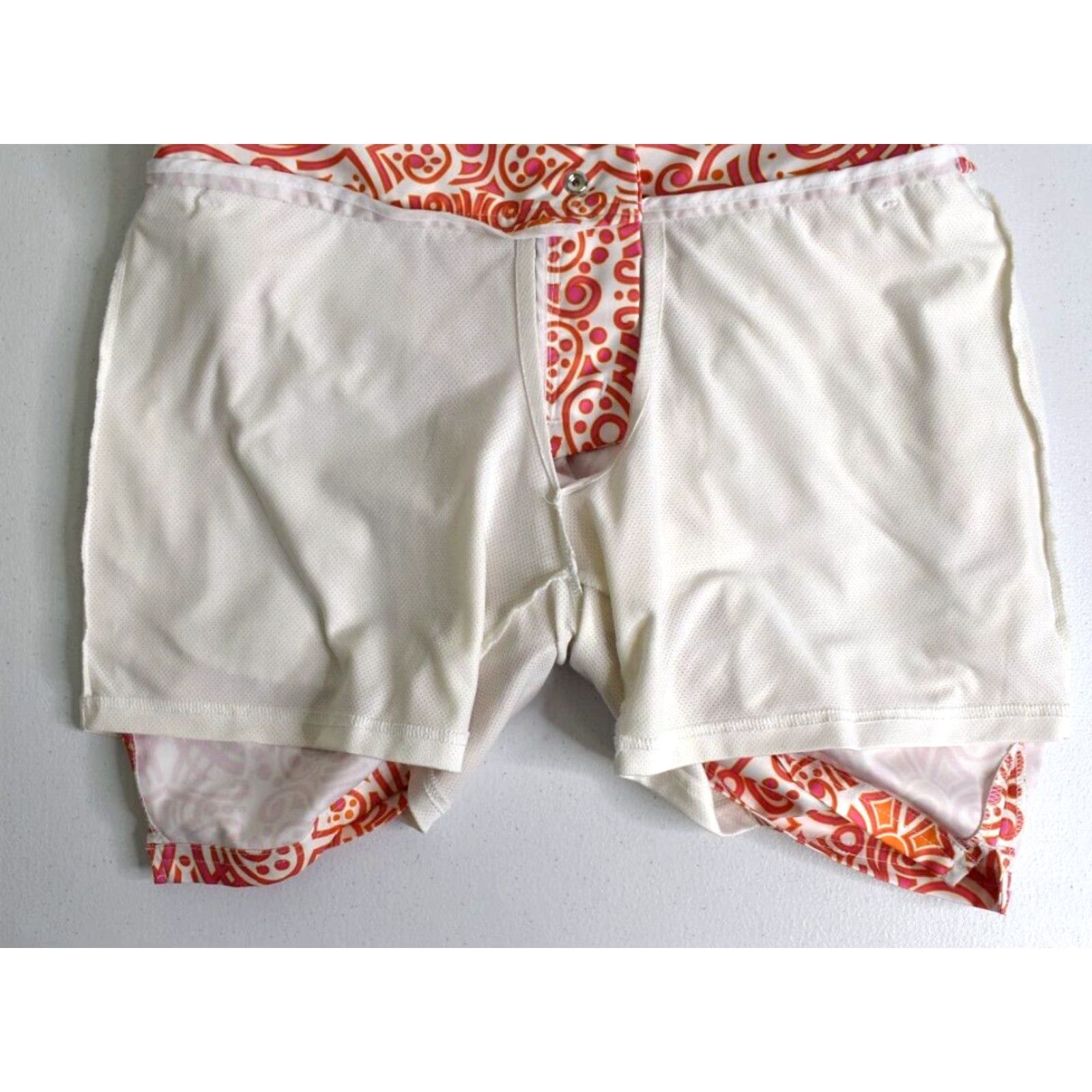 Adidas Adidas Climacool Skort 4 Waist 31" Small Pink Geometric Abstract Golf Tennis Size ONE SIZE - 3 Thumbnail