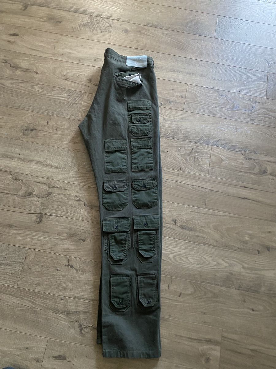 Other Olive green cargo pants with many pockets Size US 36 / EU 52 - 4 Thumbnail