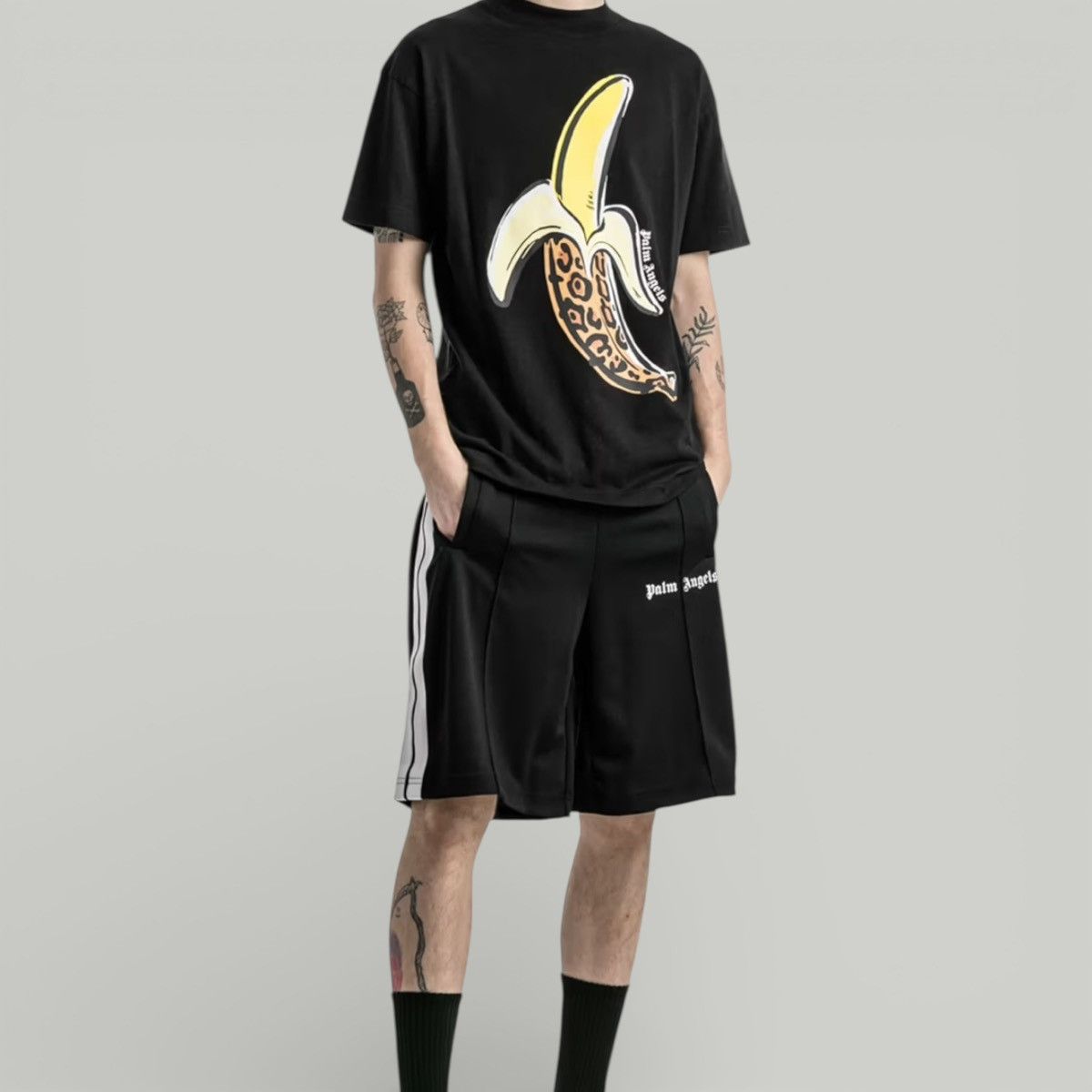 Palm Angels Palm Angels Leopard Banana T-shirt *NEW* Size US XXS / EU 40 - 4 Thumbnail