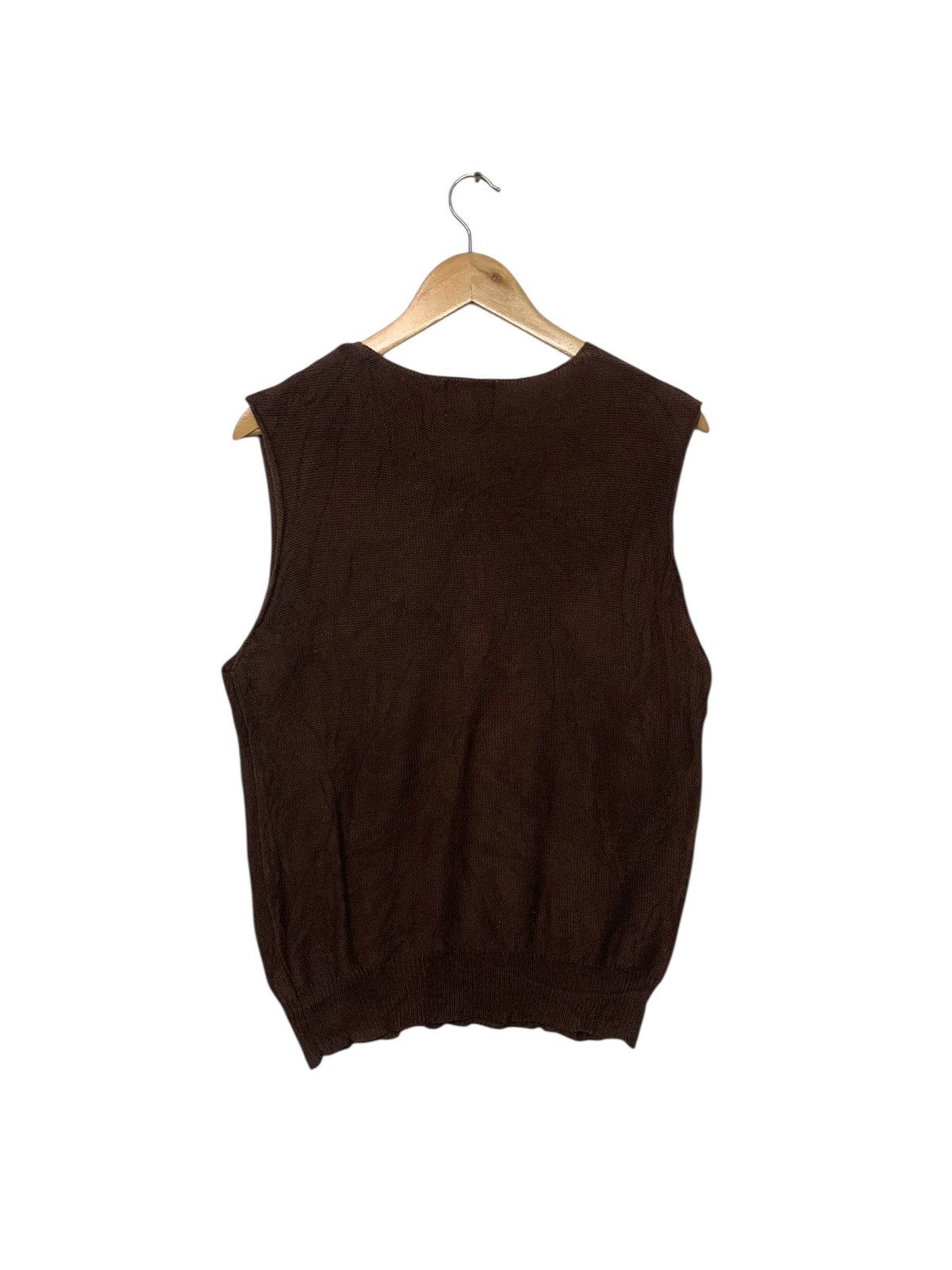 Yohji Yamamoto Vintage Yohji Yamamoto A.A.R Signiture Knitwear Sleeveless Size US M / EU 48-50 / 2 - 3 Thumbnail
