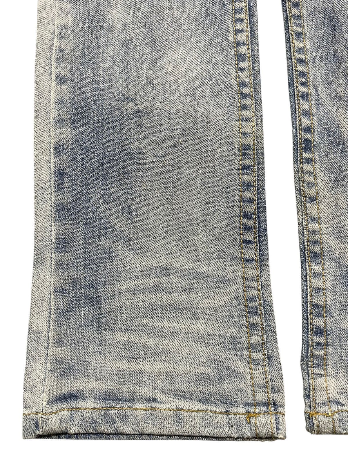 If Six Was Nine Vintage Japanese Brand Faded Wash Distress Cross Wing Style Size US 29 - 7 Thumbnail