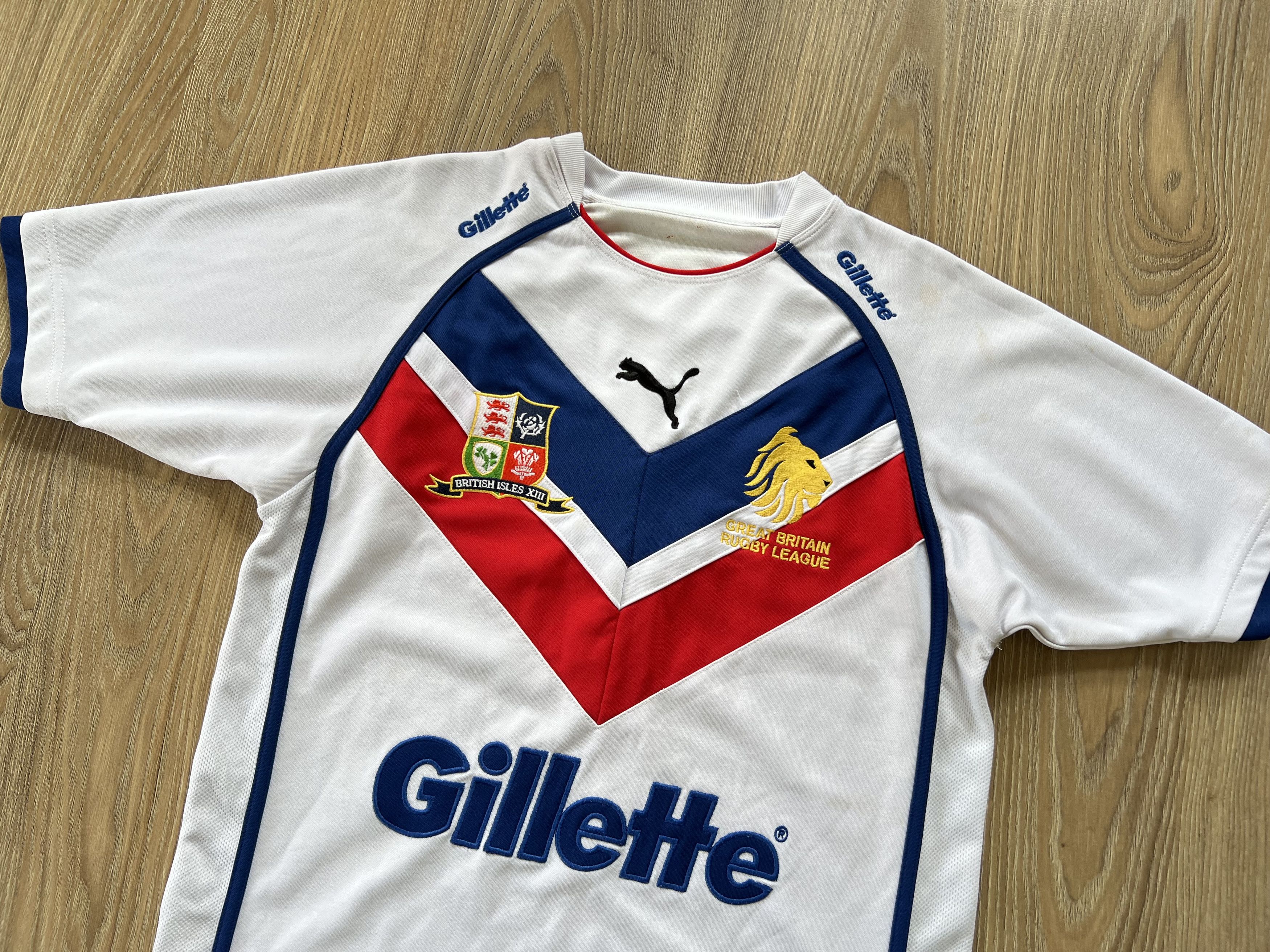 Puma Puma Great Britain Rugby League British Isles Jersey 2007 Size US L / EU 52-54 / 3 - 3 Thumbnail