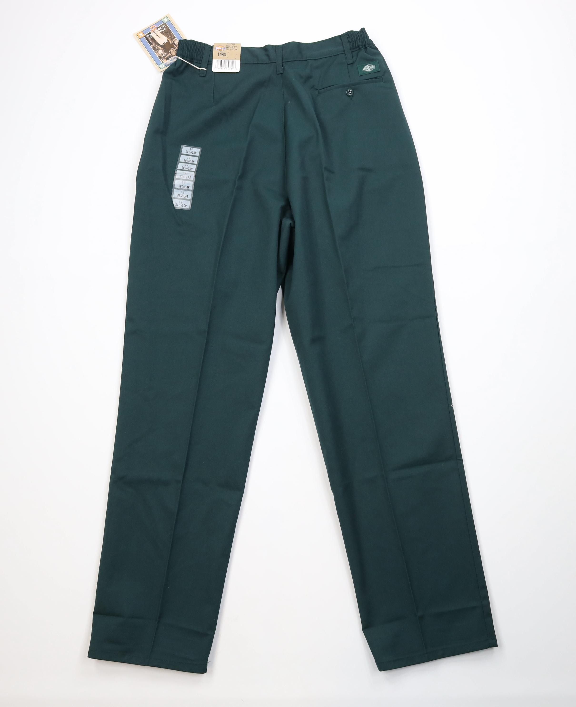 Dickies Deadstock Vintage 90s Dickies Workwear Chino Pants Green USA Size 36" / US 14 / IT 50 - 10 Thumbnail