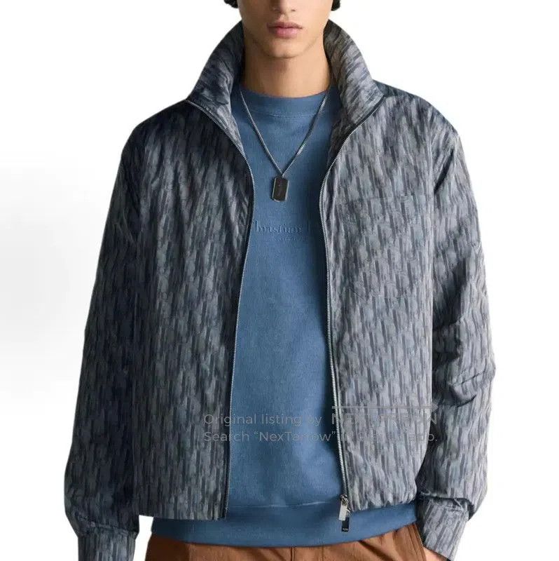 Other Dior Gray Polyester Men's Jacket . Size US M / EU 48-50 / 2 - 9 Thumbnail