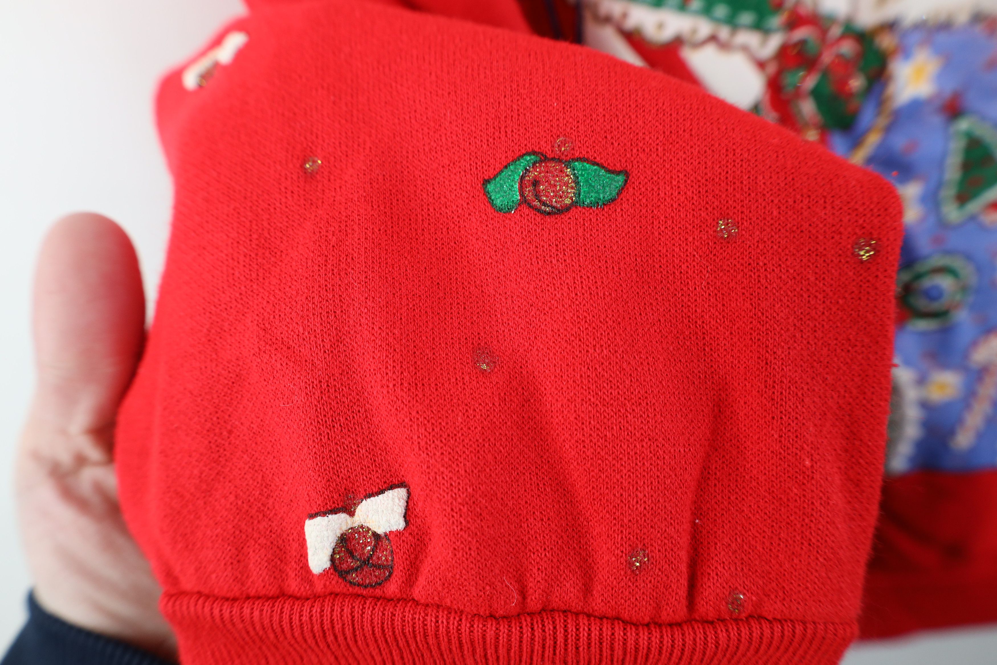 Vintage Vintage 90s Streetwear Christmas Bear Stockings Sweatshirt Size XL / US 12-14 / IT 48-50 - 6 Thumbnail