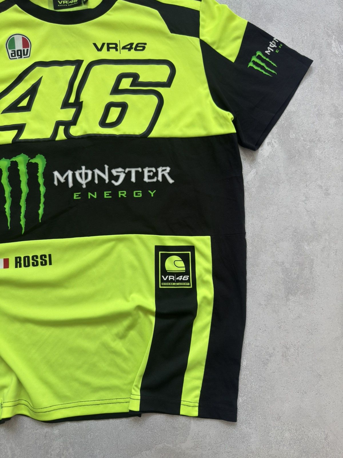 NASCAR Valentino Rossi VR46 Monster Energy Apparel Racing Shirt Size US XL / EU 56 / 4 - 7 Thumbnail