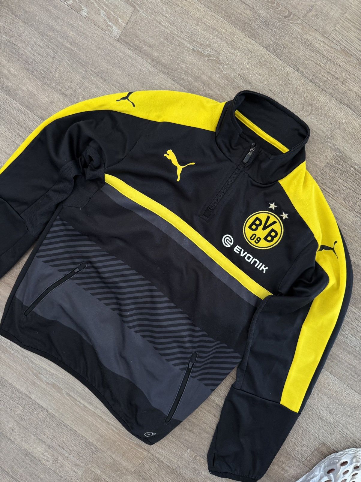 Puma Borussia Dortmund Y2K Track Soccer Blokecore Sweatshirt Size US XS / EU 42 / 0 - 4 Thumbnail