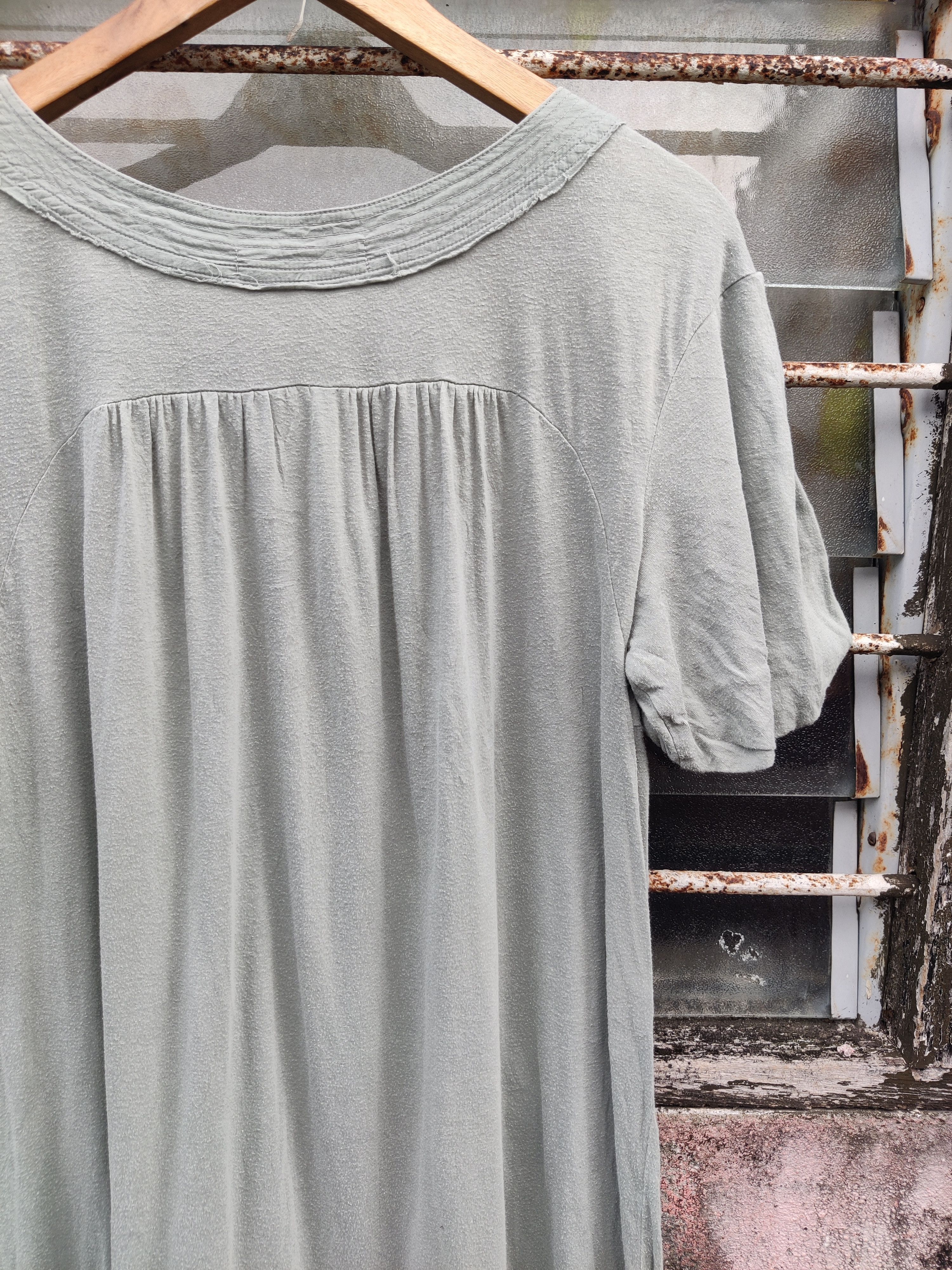 Tsumori Chisato Vintage Archival Tsumori Chisato Issey Ruffle Henley Dress Size L / US 10 / IT 46 - 6 Thumbnail