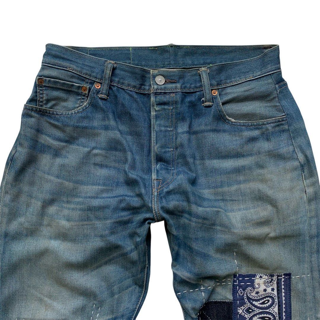 Levi's × Levi's Vintage Clothing × Vintage Levis 501 Resize reworked sashiko Size US 31 - 3 Thumbnail
