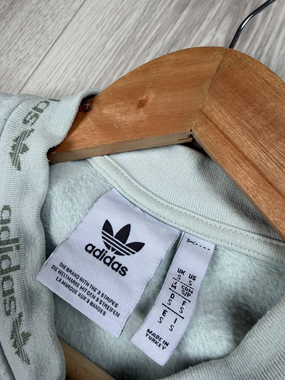 Adidas Adidas Trefoil Linear Crew Neck Sweatshirt Size S Size US S / EU 44-46 / 1 - 7 Thumbnail