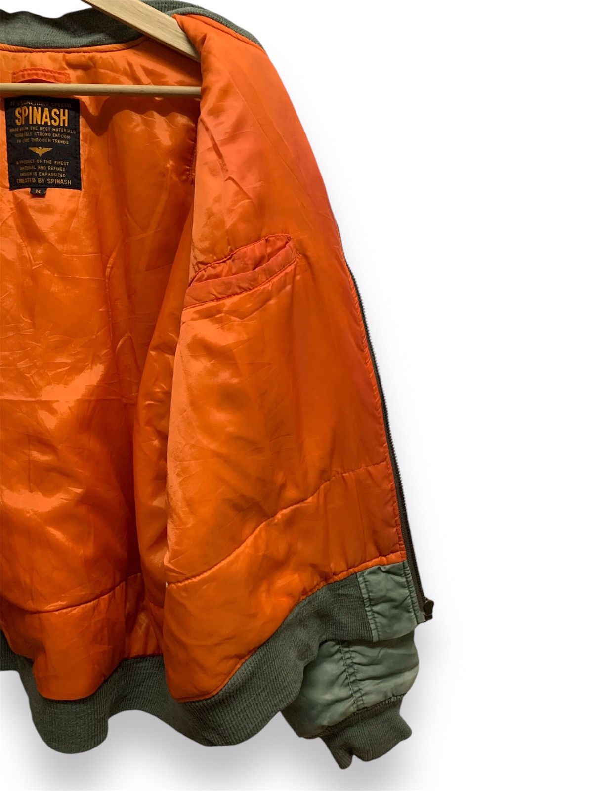 Japanese Brand × Vintage Vintage SPINASH Bombers Jacket Size US XL / EU 56 / 4 - 13 Thumbnail