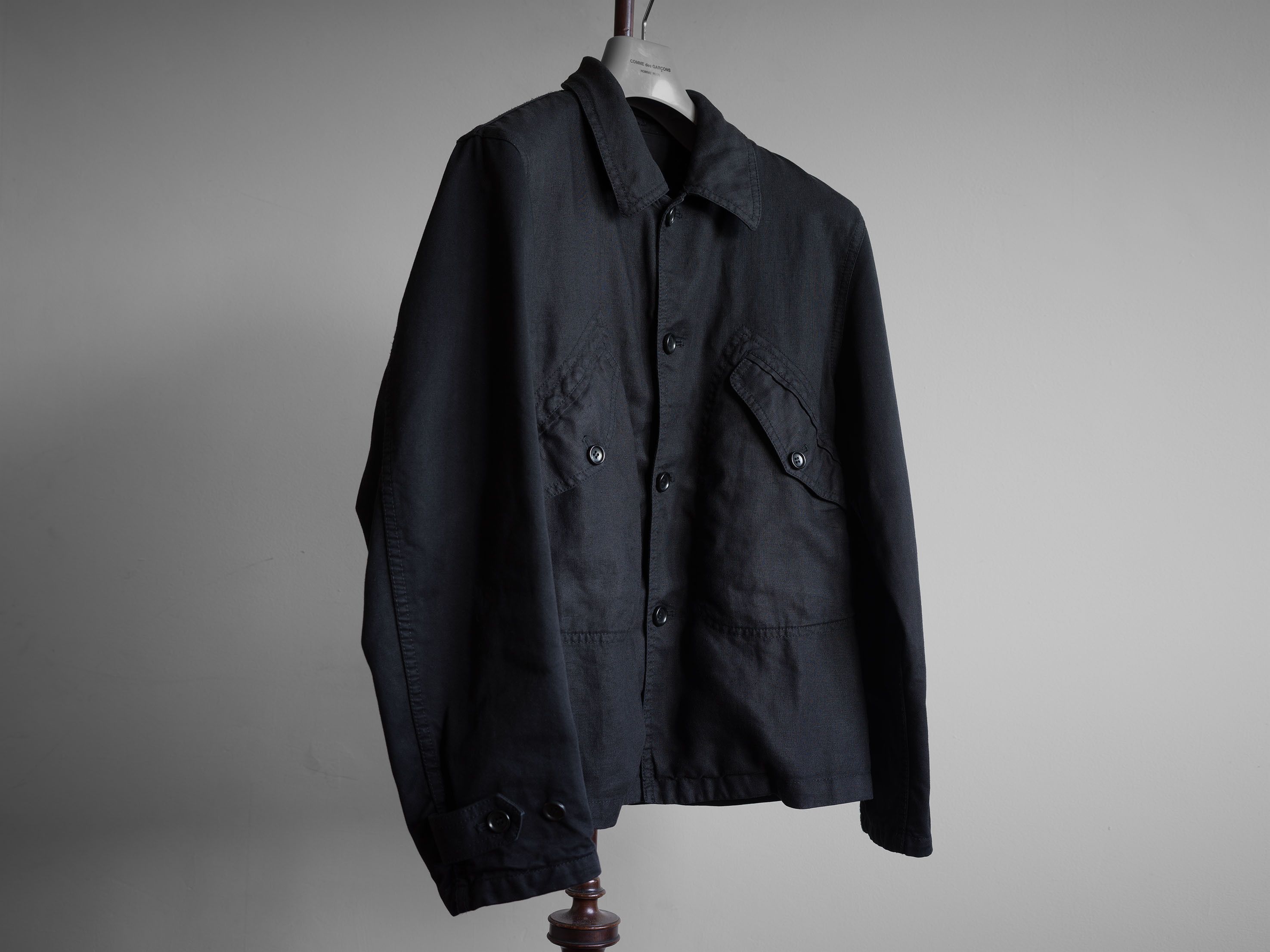 Comme des Garcons Homme SS2005 COMME des GARÇONS HOMME LINEN AND COTTON JACKET Size US M / EU 48-50 / 2 - 2 Thumbnail