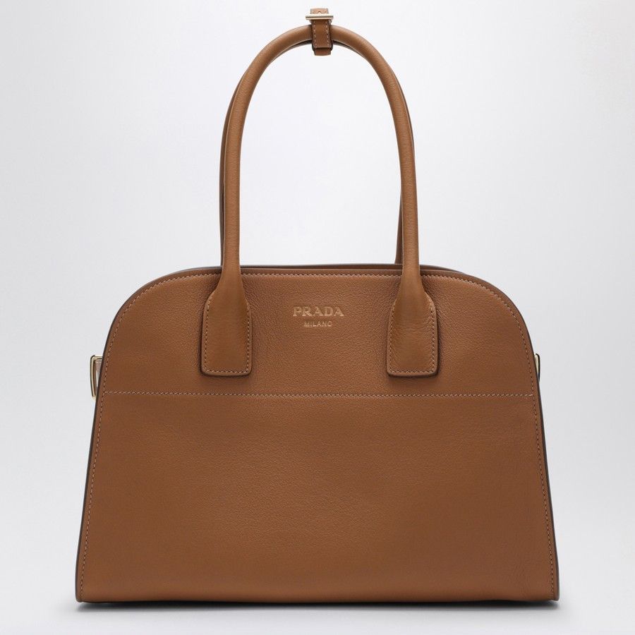 Prada o1d2blof0924 Size : OS / Leather Shopping Bags In Beige Size ONE SIZE - 1 Thumbnail