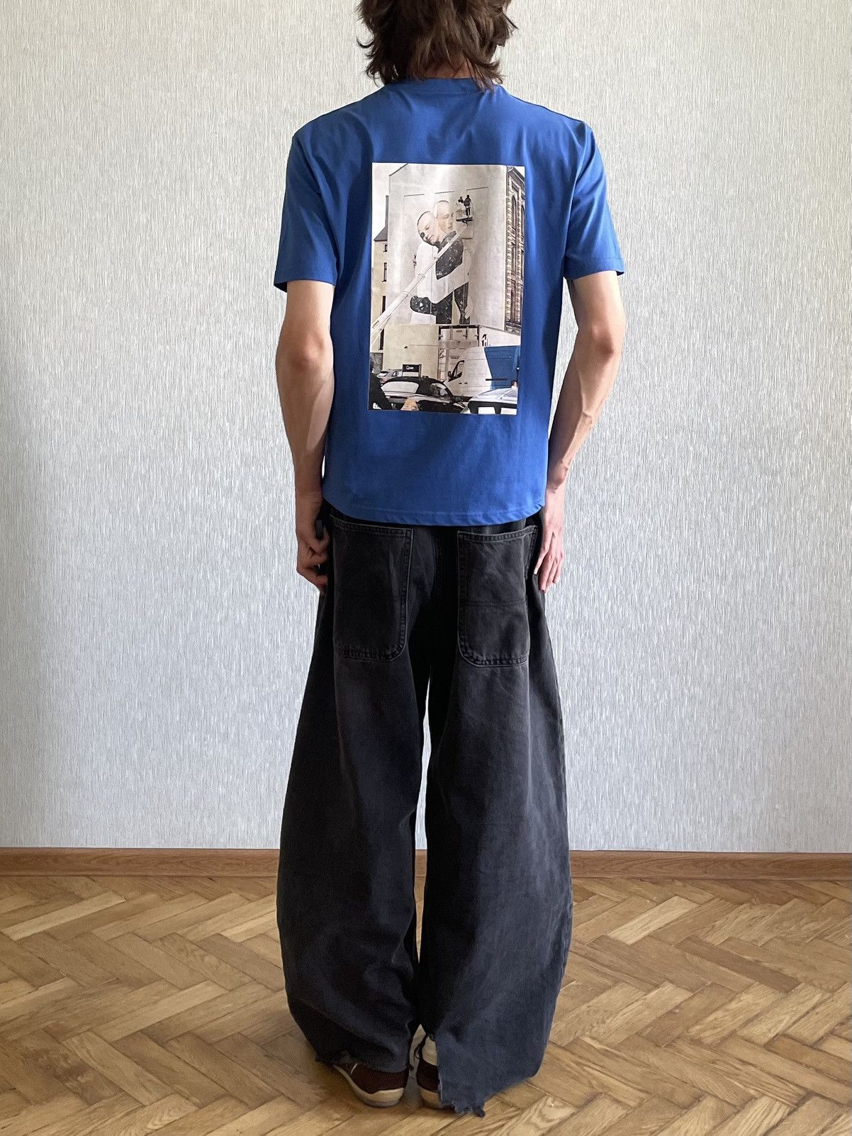 Other Re Do: Recycled Electric Blue T-Shirt Size US M / EU 48-50 / 2 - 7 Thumbnail
