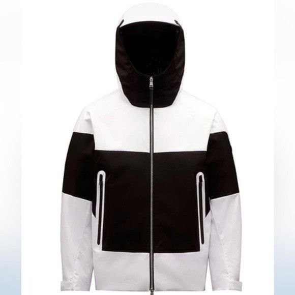 Moncler Moncler Mathot Colorblock Down Jacket White Black Men’s Size Size US XXL / EU 58 / 5 - 1 Thumbnail