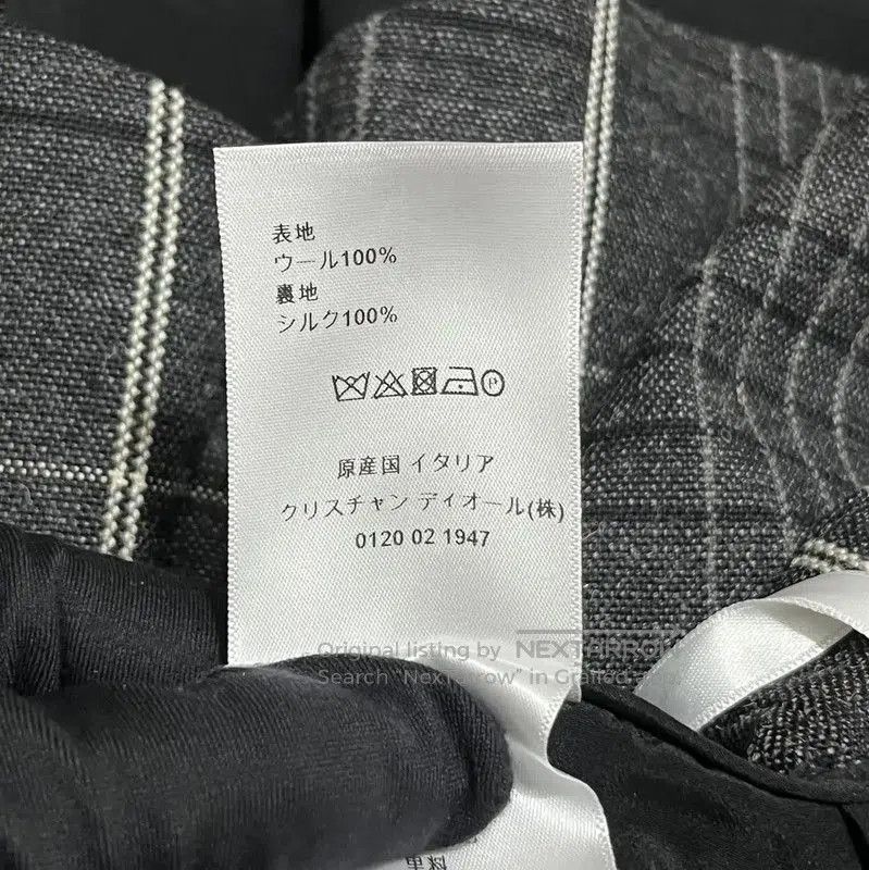Dior Dior Pleated Wool Skirt in Dark Gray . Size 26" / US 2 / IT 38 - 6 Thumbnail