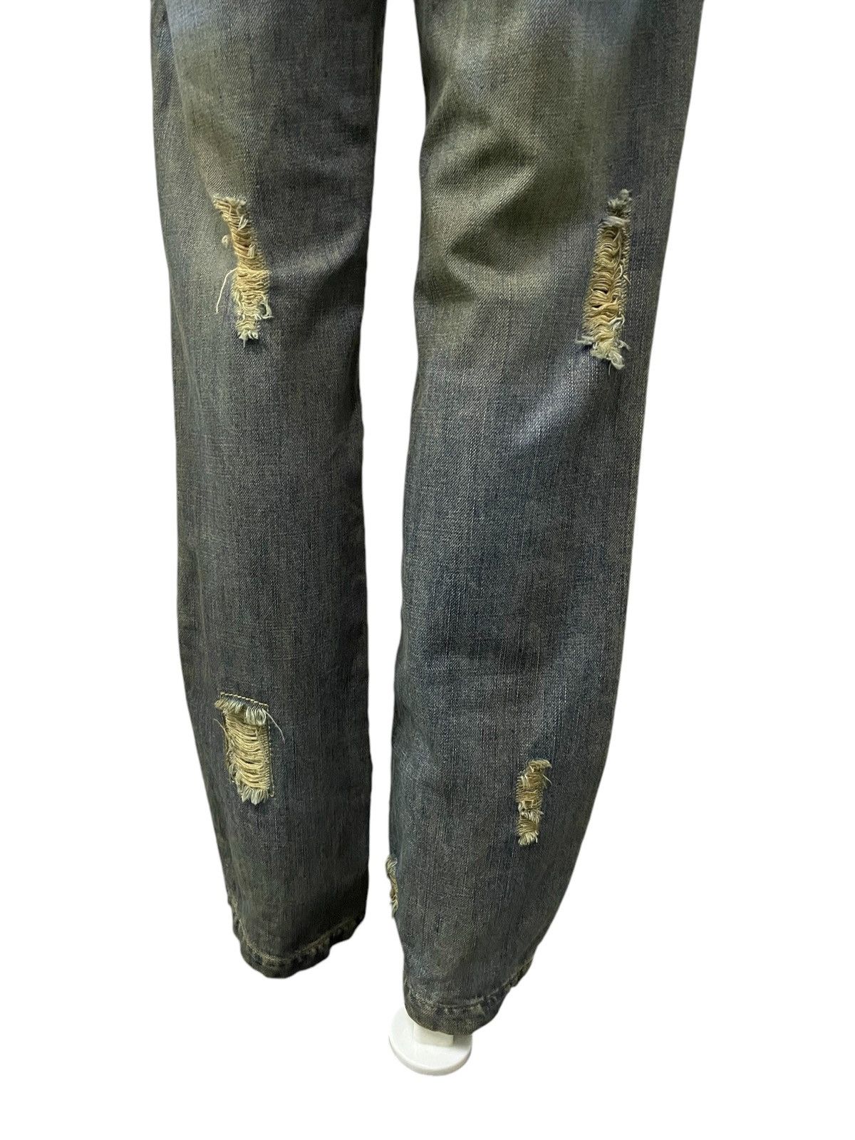 Hysteric Glamour × Japanese Brand × No Future No Future Japanese Punk Mud Wash Distressed Jeans Size US 29 - 8 Thumbnail