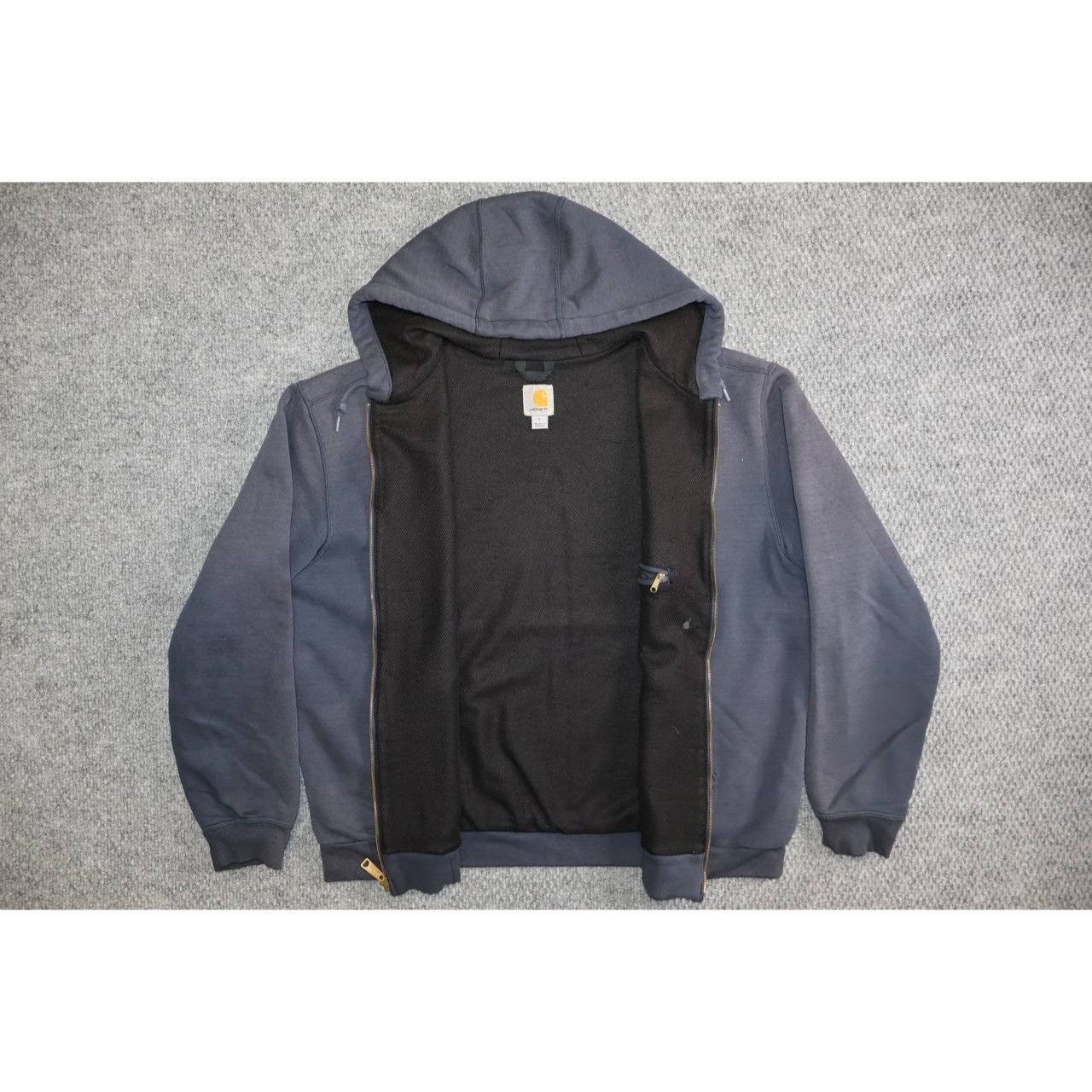Carhartt Carhartt Thermal Lined Hooded Sweatshirt Mens Large Navy Size US L / EU 52-54 / 3 - 4 Thumbnail