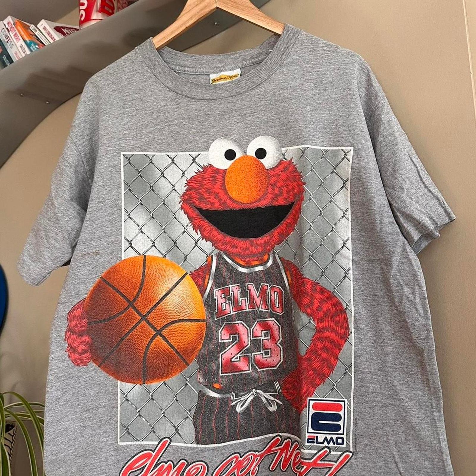 Cartoon Network × Vintage Vintage Elmo Cartoon Shirt Size US L / EU 52-54 / 3 - 2 Thumbnail