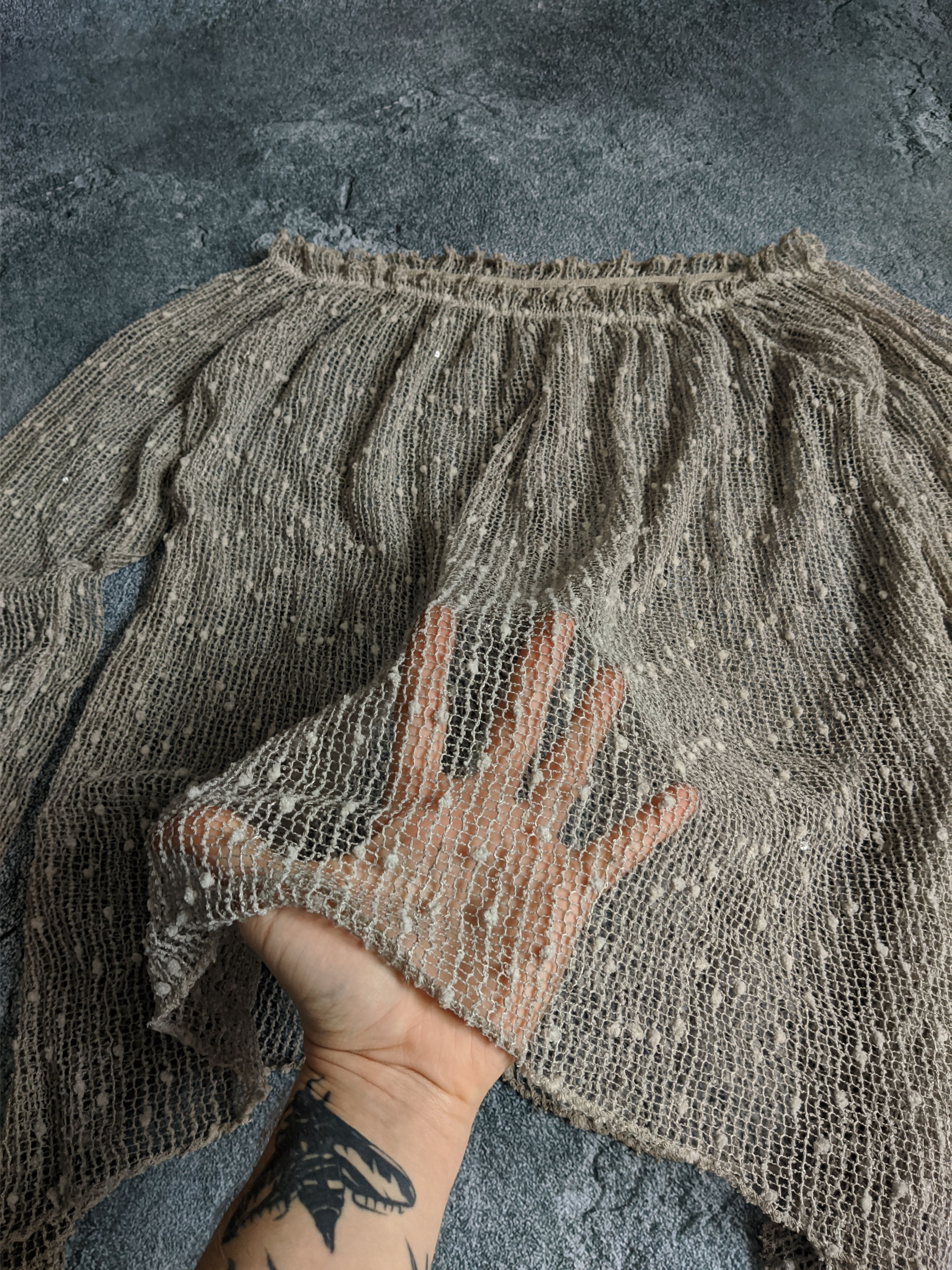 Vintage Vintage mesh long sleeve gothic y2k japanese Size ONE SIZE - 4 Thumbnail