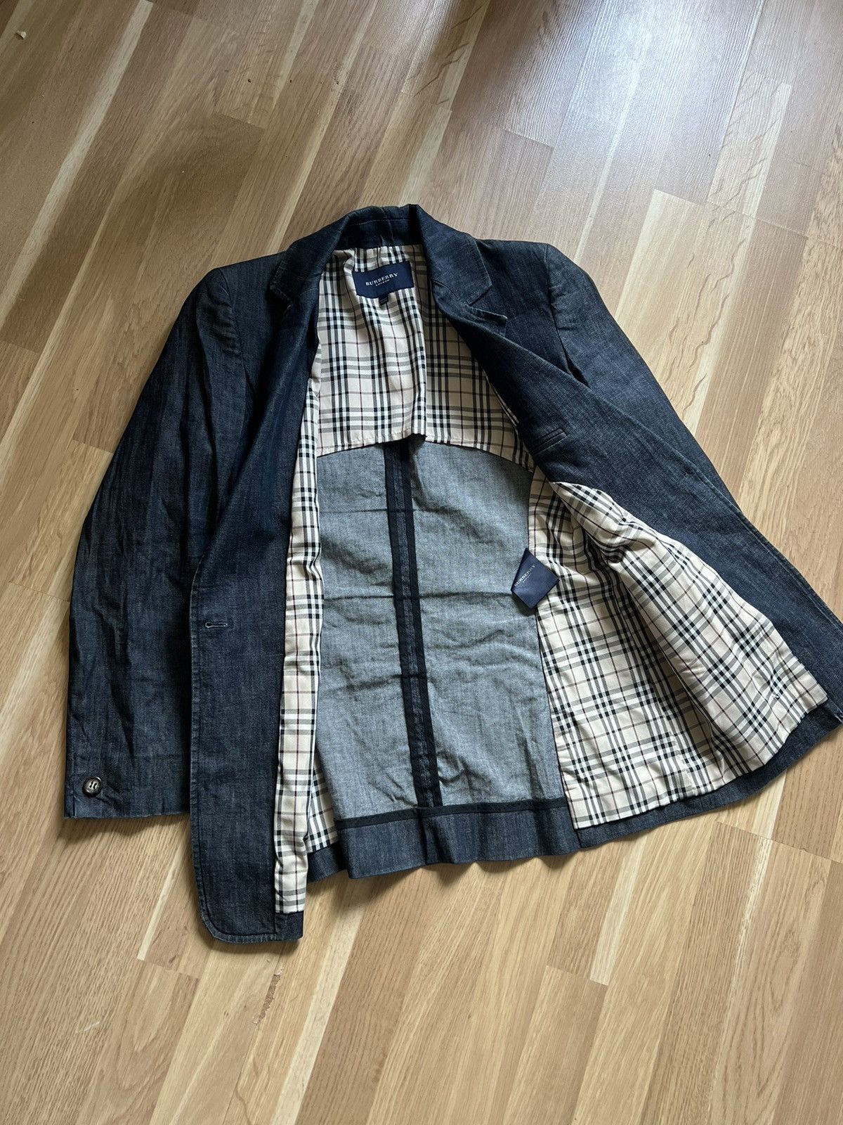Burberry × Vintage Burberry vintage blazer plaid women avant garde 90s Size M / US 6-8 / IT 42-44 - 7 Thumbnail