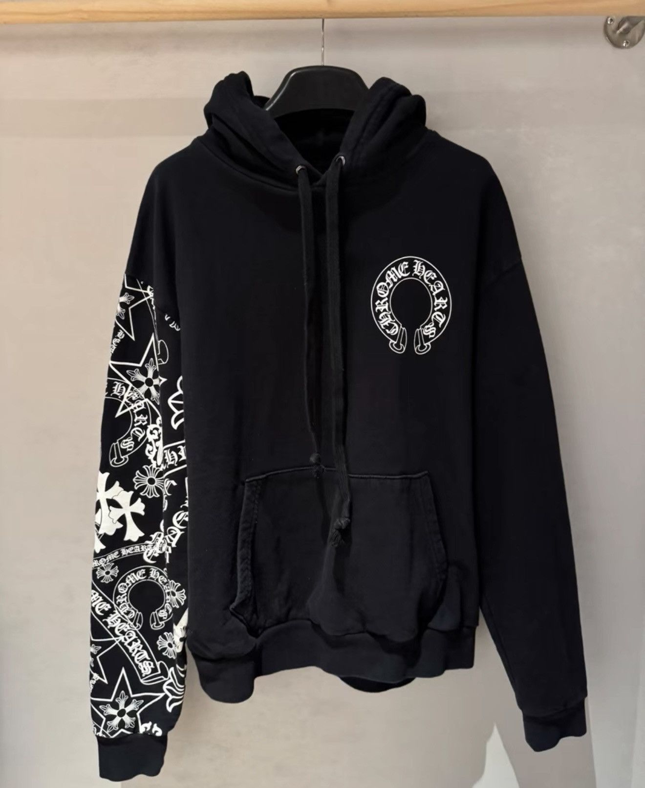 Chrome Hearts Chrome Hearts x Off-White™ Orange Scroll Print Hoodie Size US M / EU 48-50 / 2 - 1 Thumbnail