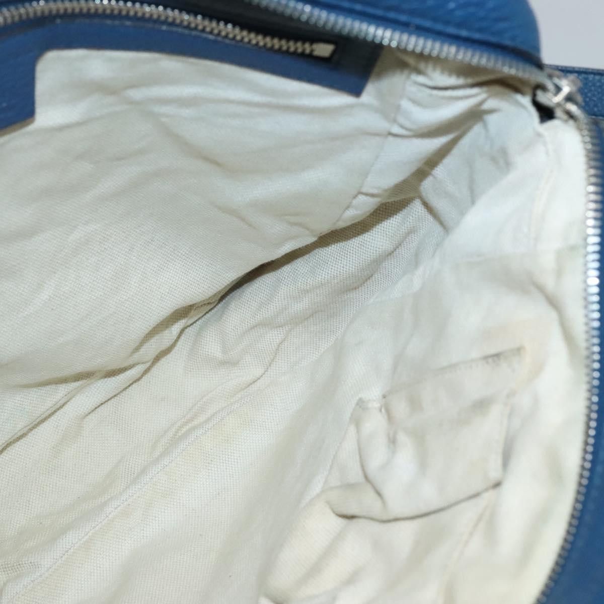 Gucci GUCCI Shoulder Bag Leather Blue Silver Size ONE SIZE - 17 Thumbnail