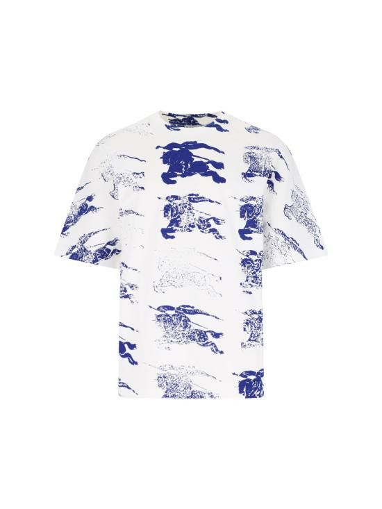 Tシャツ・カットソー Burberry TOP (8081369 B7264) Burberry BURBERRY Men T-Shirts 8081369 B7264 White | Grailed