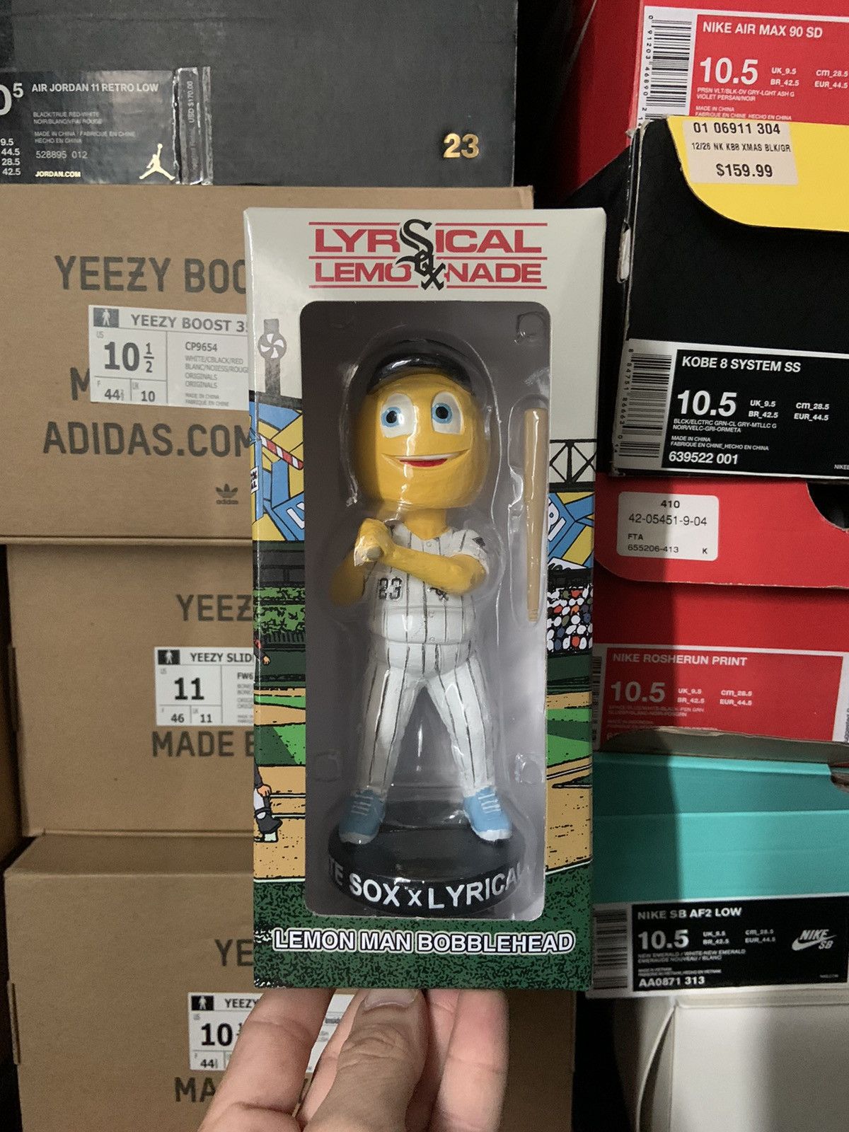 Lyrical Lemonade Lyrical Lemonade x Chicago White Sox LemonMan Bobblehead Size ONE SIZE - 1 Thumbnail