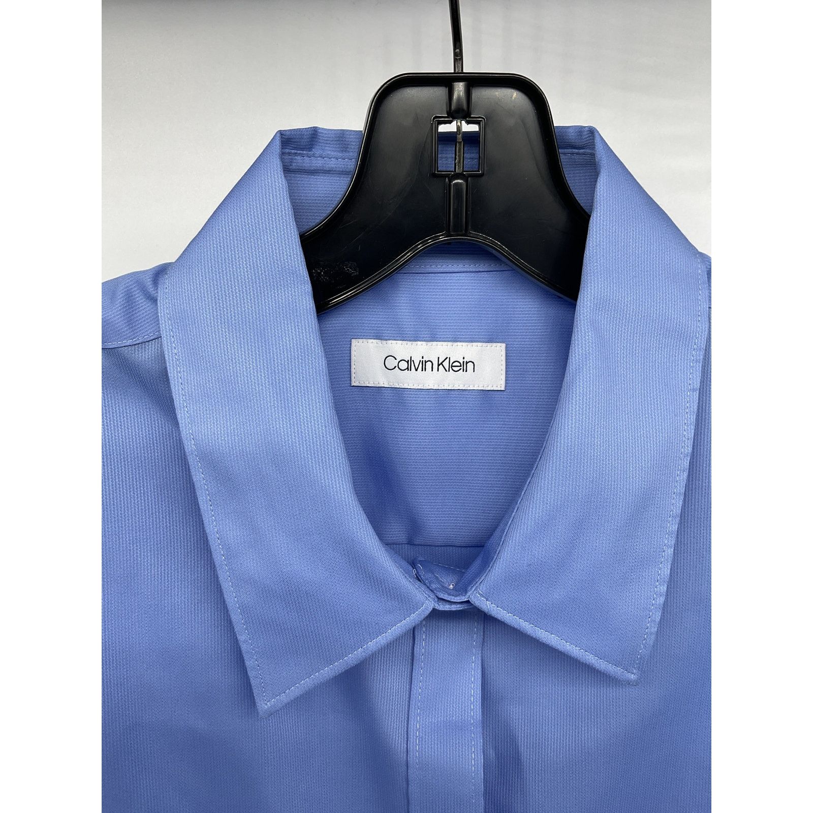 Calvin Klein C. Klein Womens Lng Slv Btn-Up Dress Shirt (Size 16–18 / XL) Size XL / US 12-14 / IT 48-50 - 3 Thumbnail