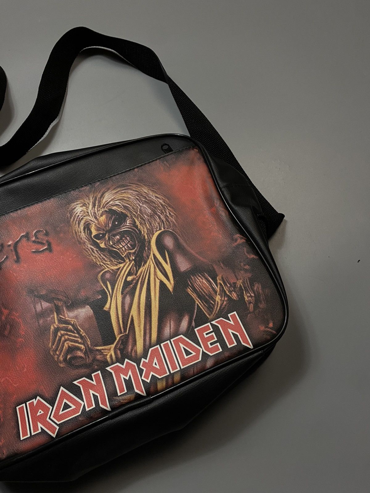 Band Tees × Iron Maiden × Vintage Iron Maiden vintage shoulder bag Rock merch y2k Size ONE SIZE - 3 Thumbnail