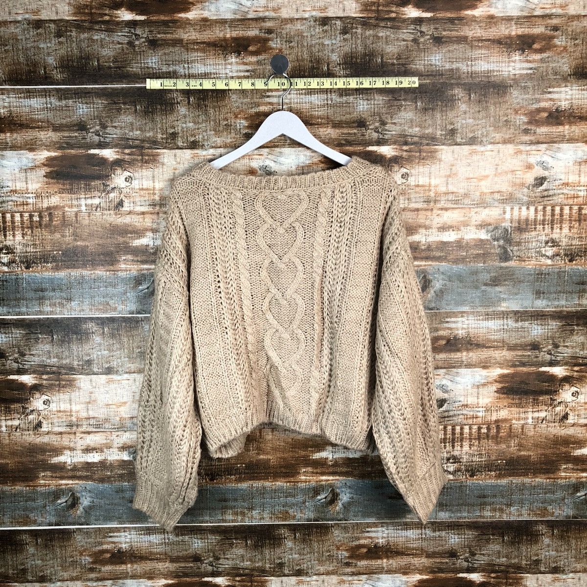 Aran Isles Knitwear × Japanese Brand Nice Claup Brown Cardigan aran isle cable Knitwear #A1725 Size M / US 6-8 / IT 42-44 - 12 Thumbnail