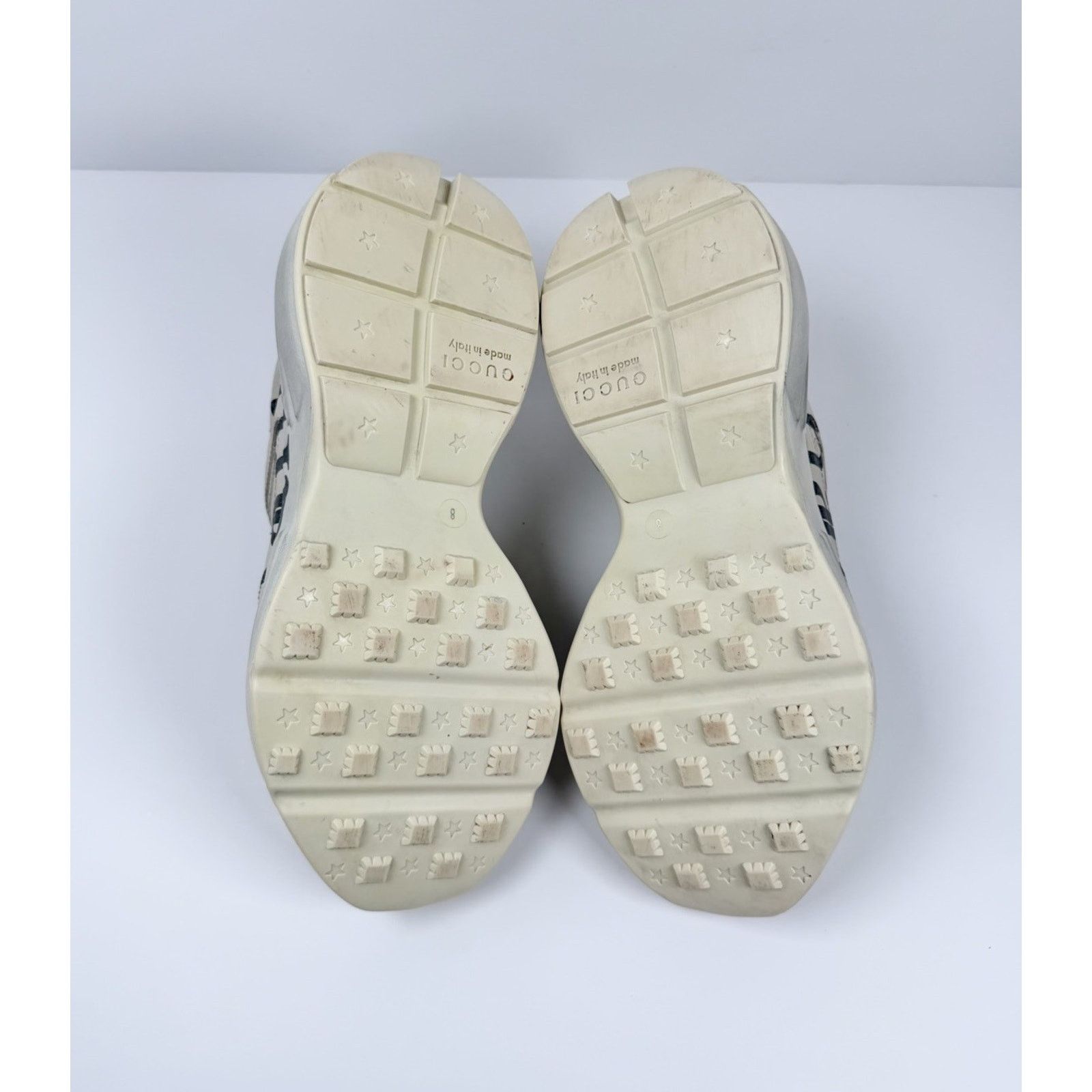 Gucci Size 8.5US - Gucci Rhyton Think/Thank Leather Sneakers Size US 8.5 / EU 41-42 - 7 Thumbnail