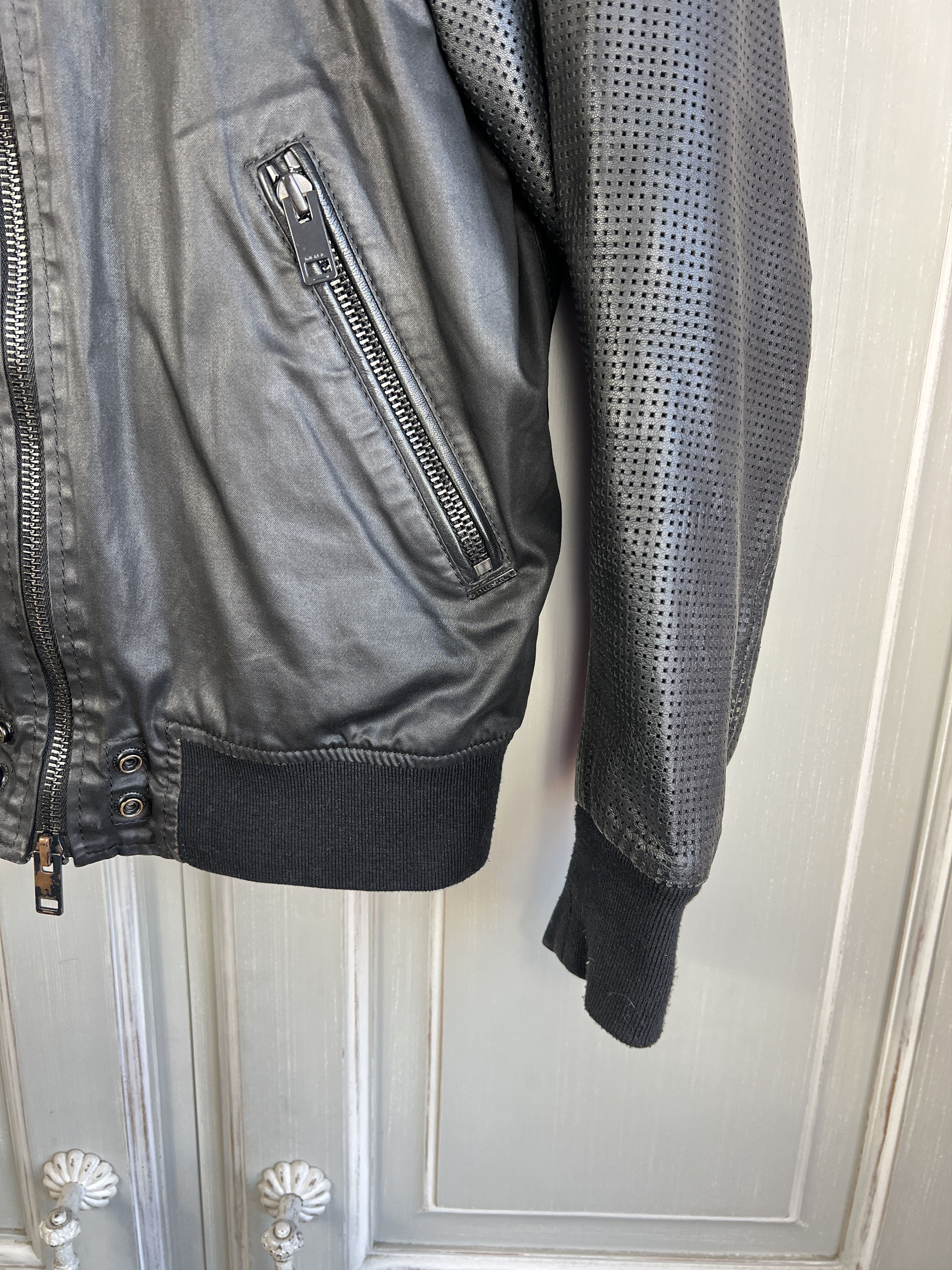 Diesel DIESEL MOTO BIKER JACKET LEATHER Size US S / EU 44-46 / 1 - 3 Thumbnail