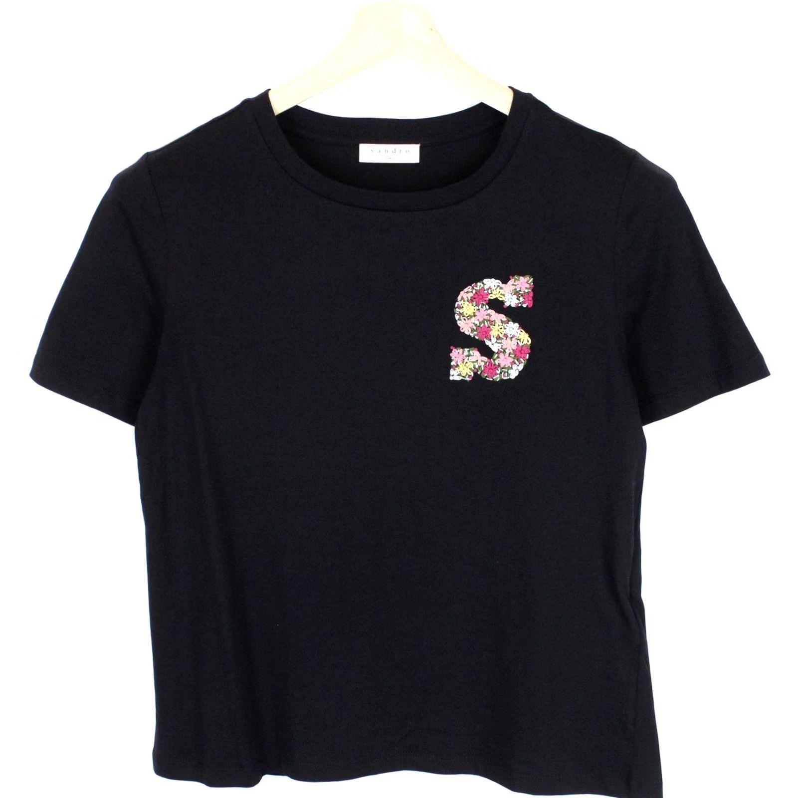 Sandro SANDRO Henria T-Shirt X Small For The Future Printed Women's Size XS / US 0-2 / IT 36-38 - 5 Thumbnail
